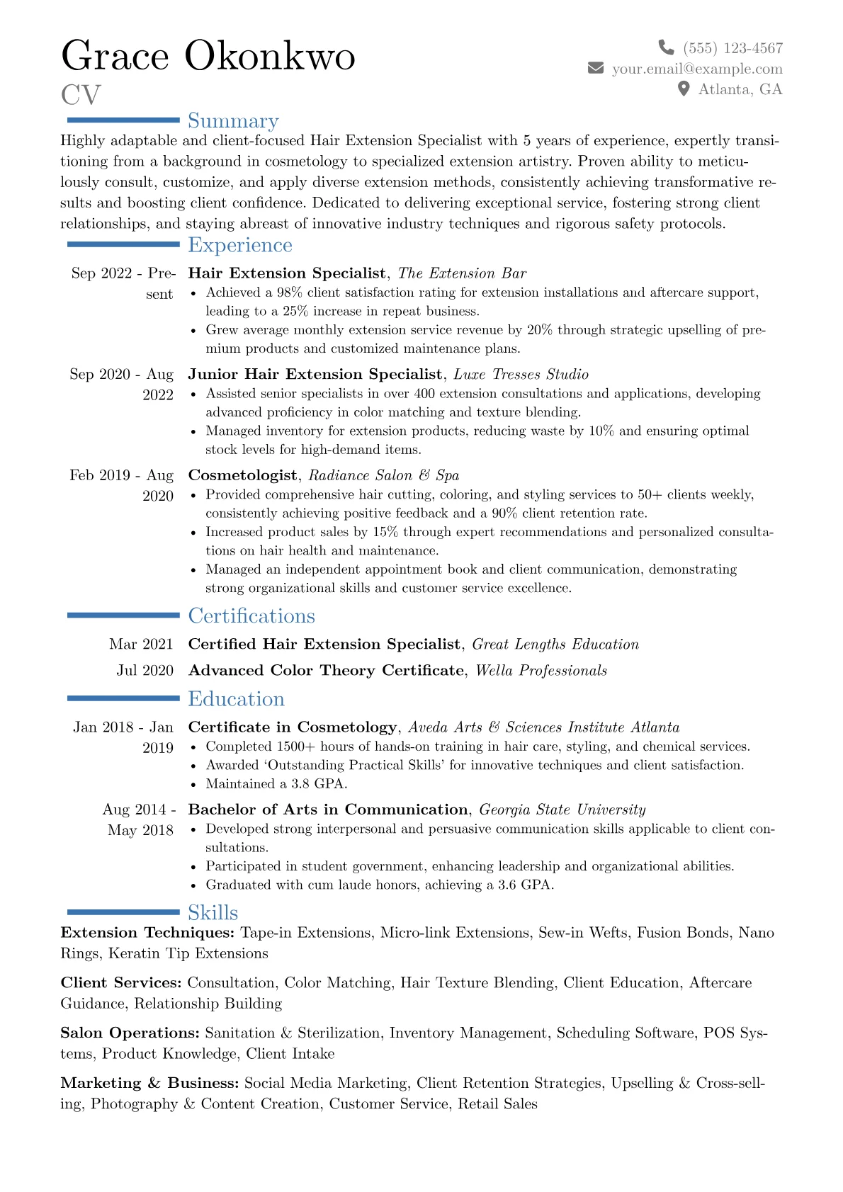 Career changer version - Page 1