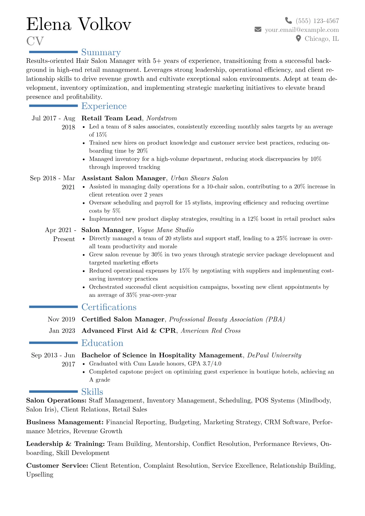 Career changer version - Page 1