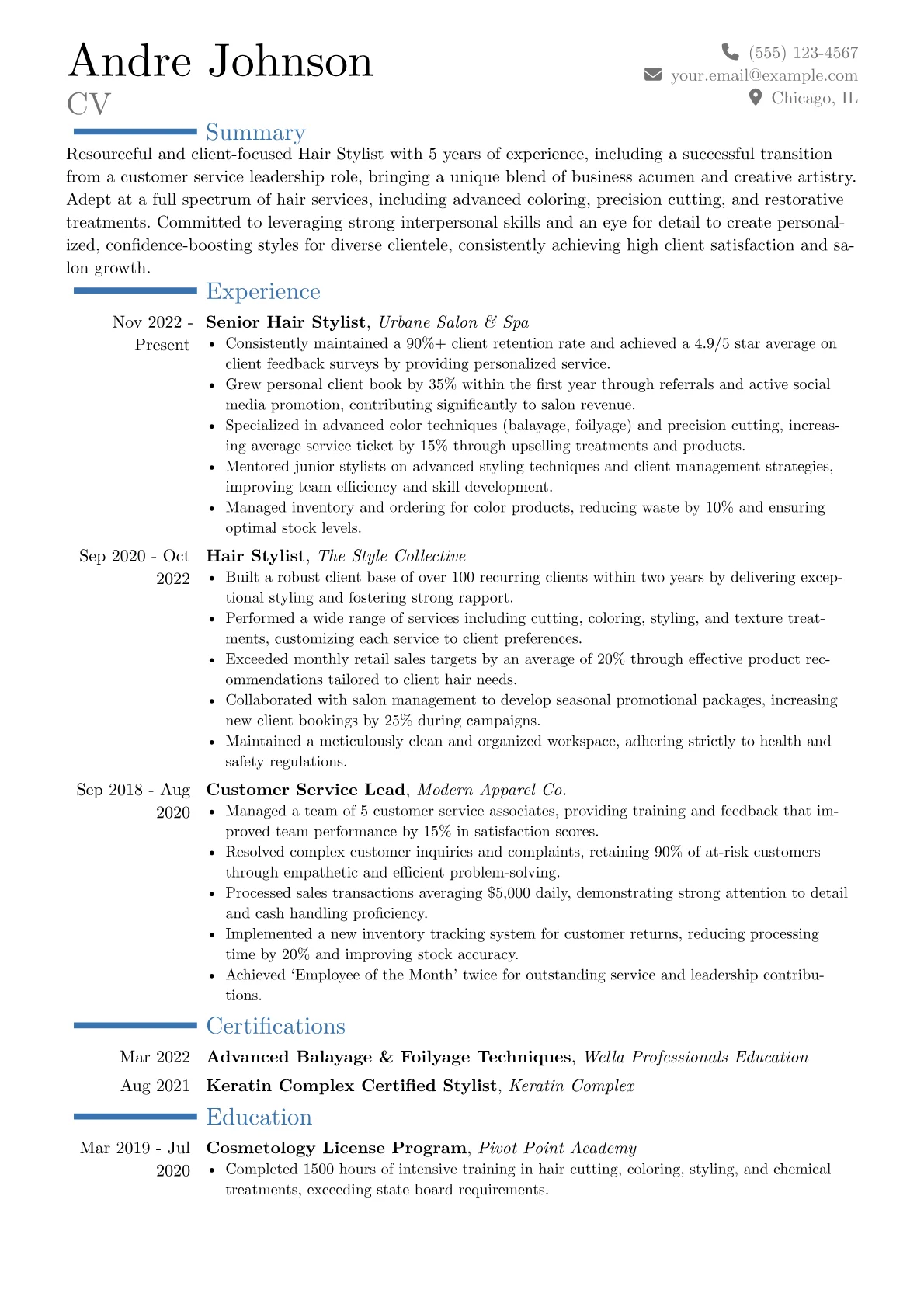 Career changer version - Page 1