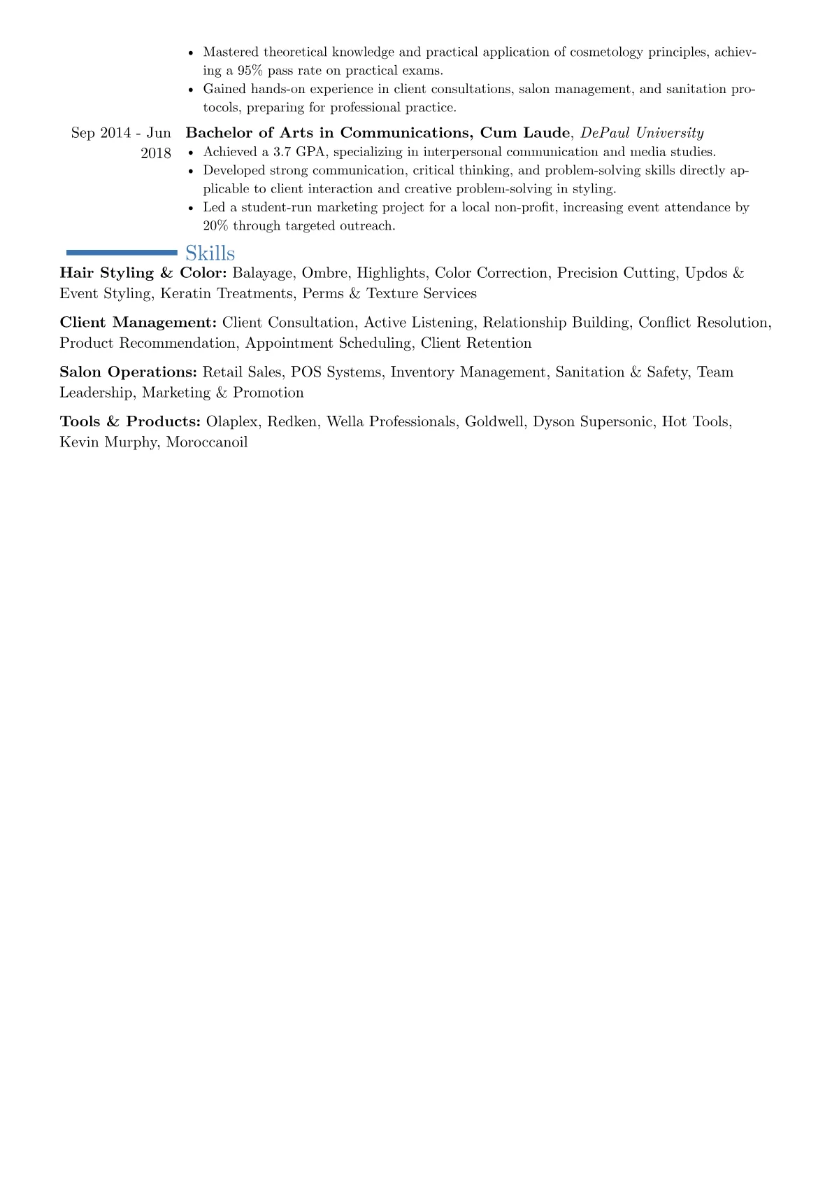 Career changer version - Page 2