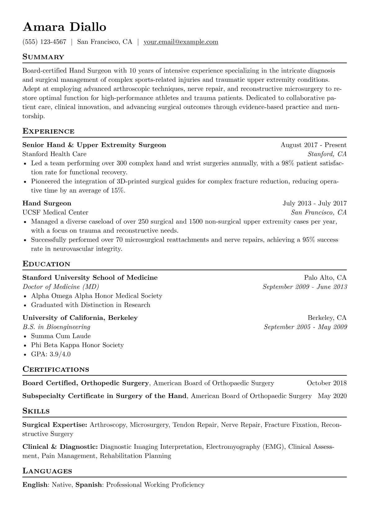 Sports & Trauma Hand version - Page 1