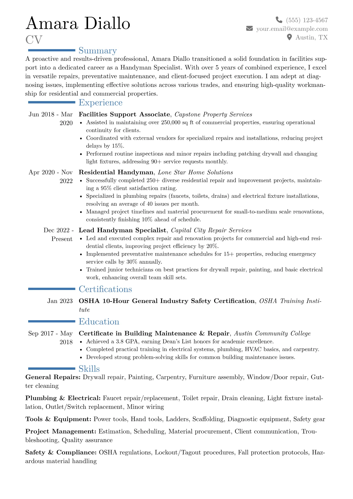 Career changer version - Page 1
