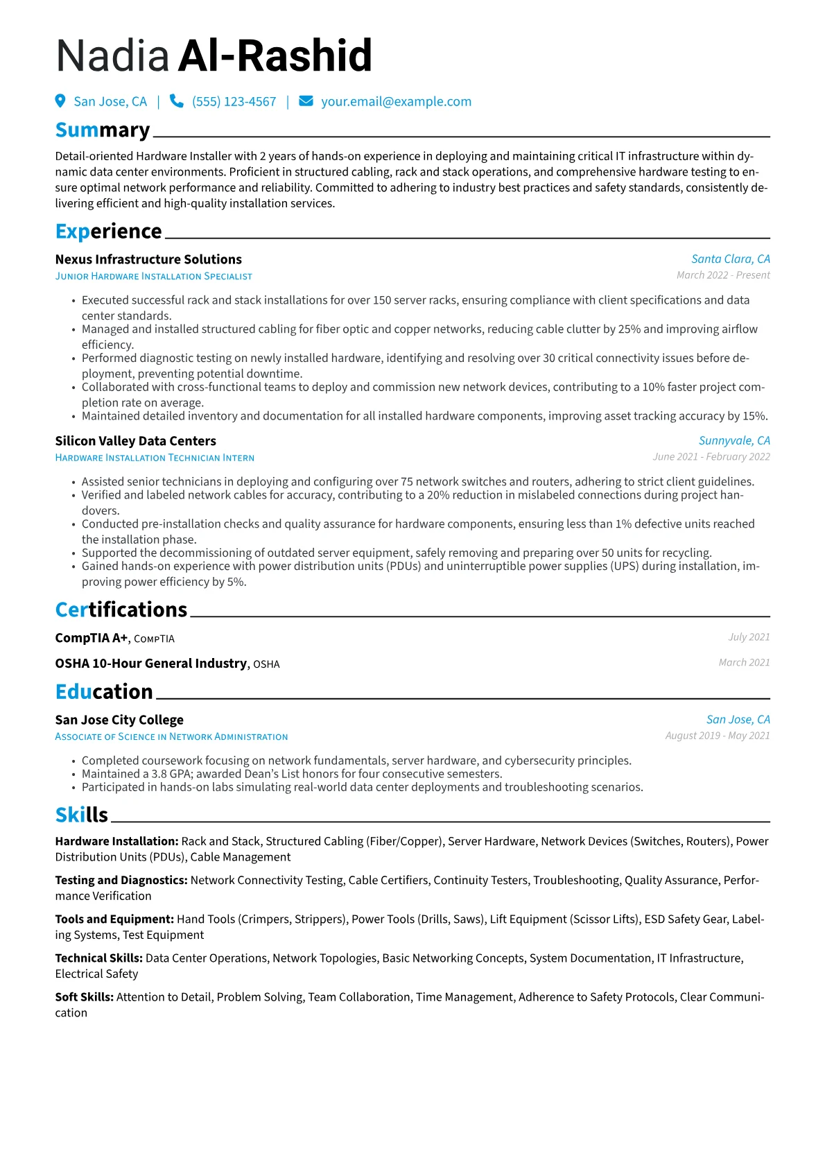Data Center Hardware version - Page 1