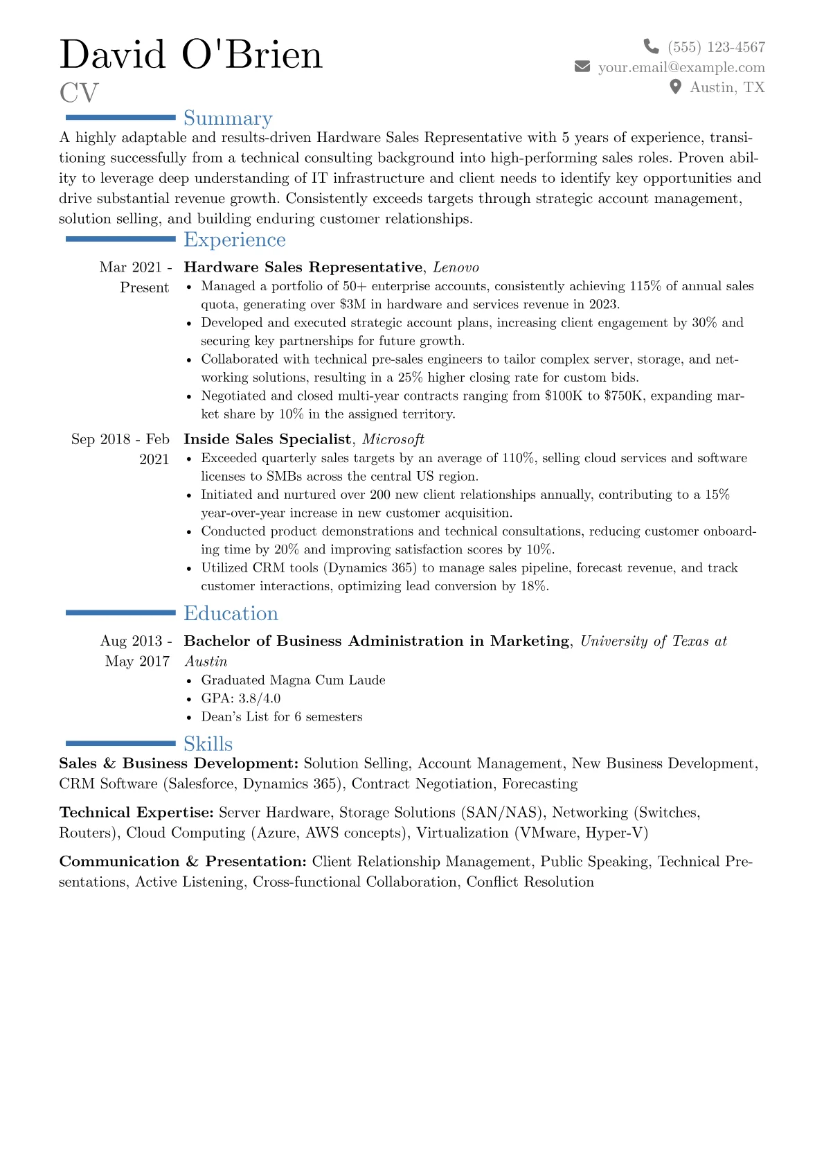 Career changer version - Page 1