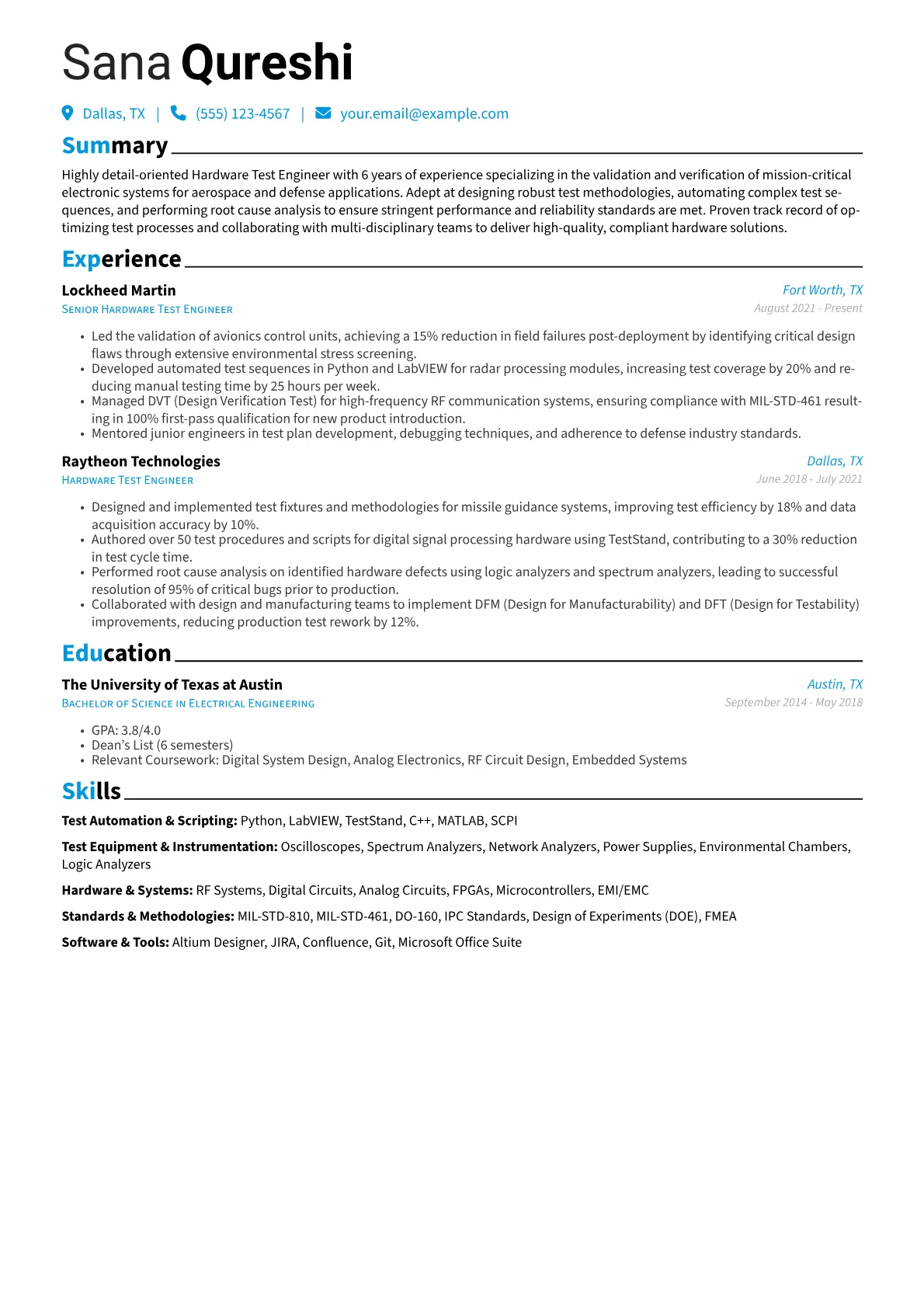 Test Automation version - Page 1