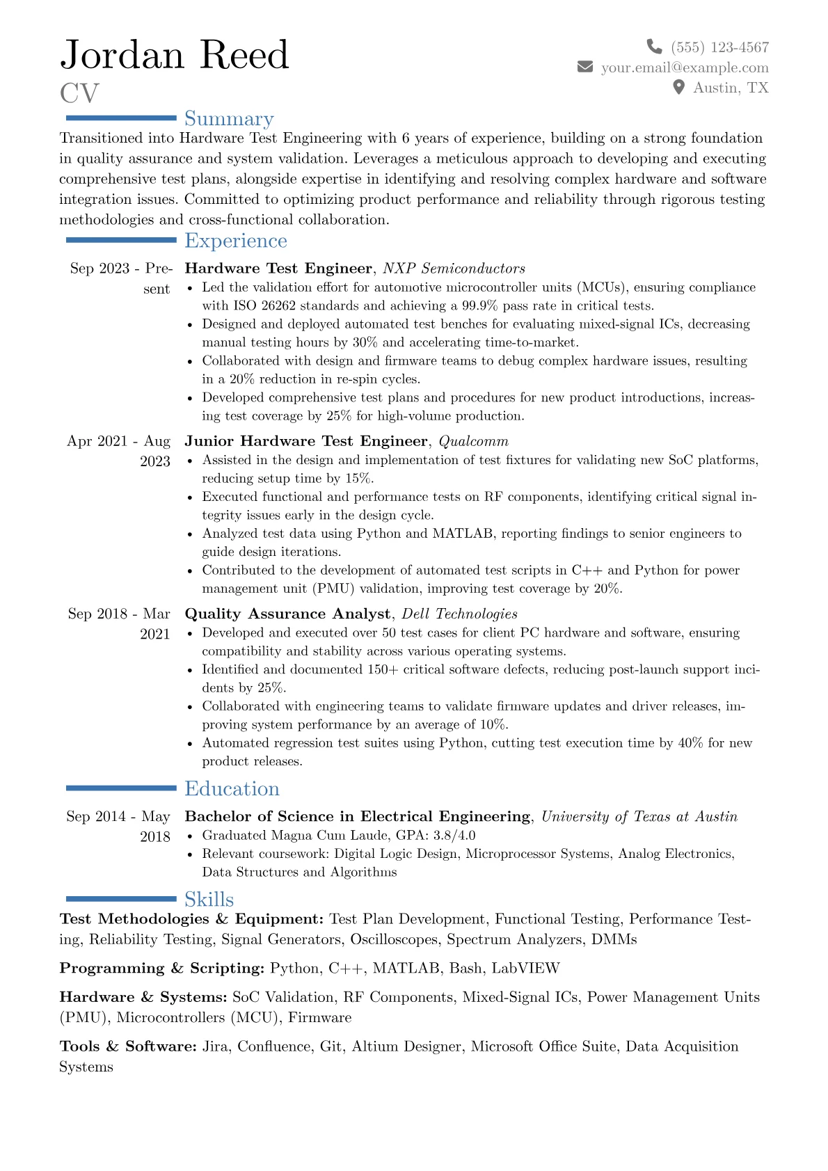 Career changer version - Page 1
