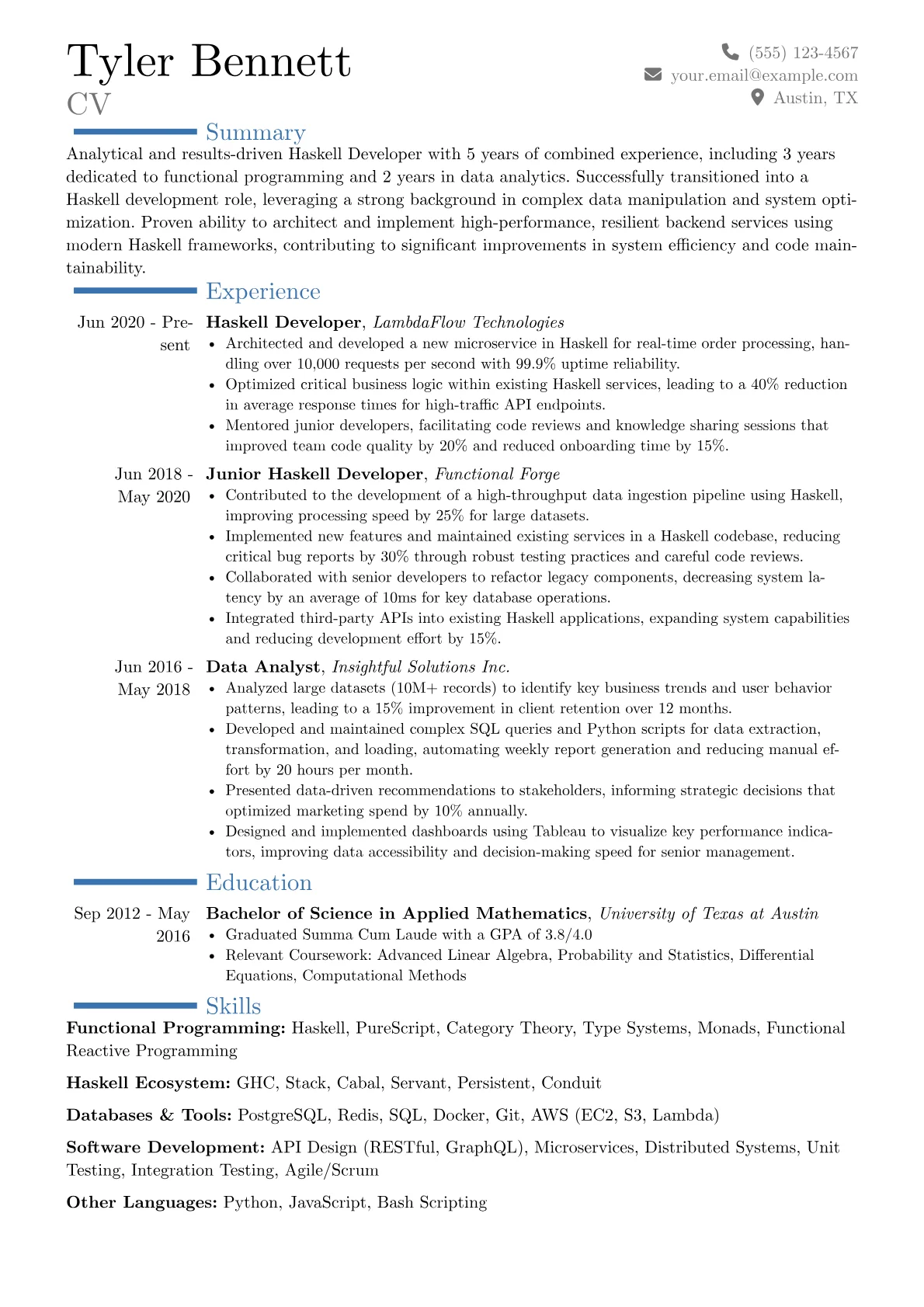Career changer version - Page 1