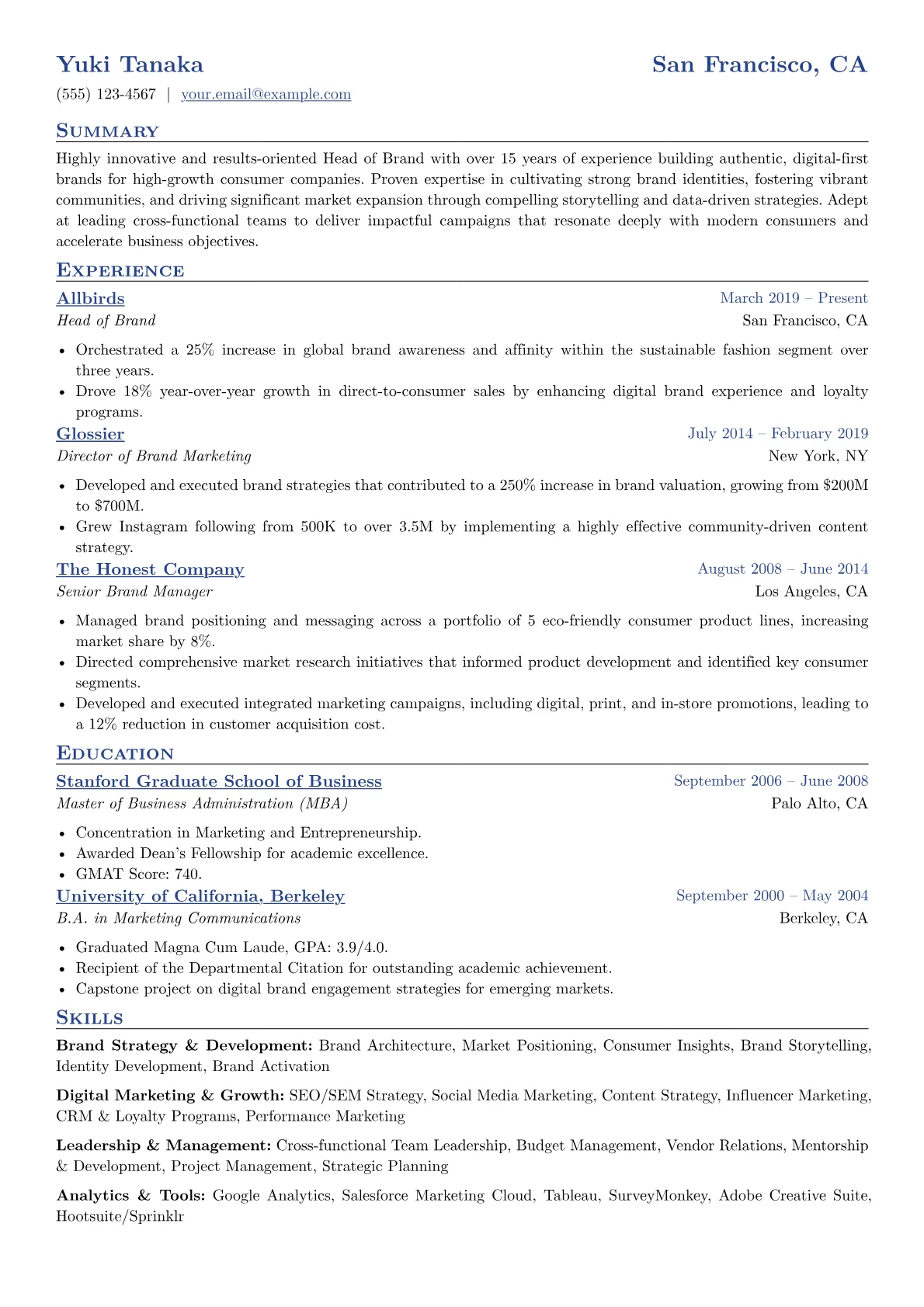 Brand Strategy version - Page 1