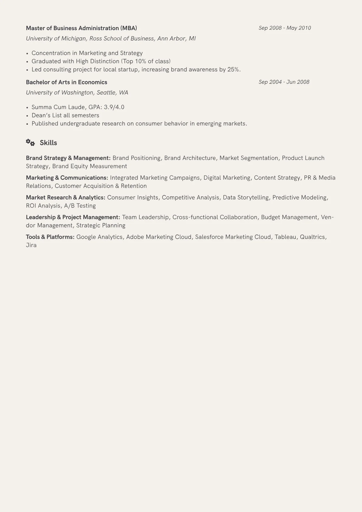 Career changer version - Page 2