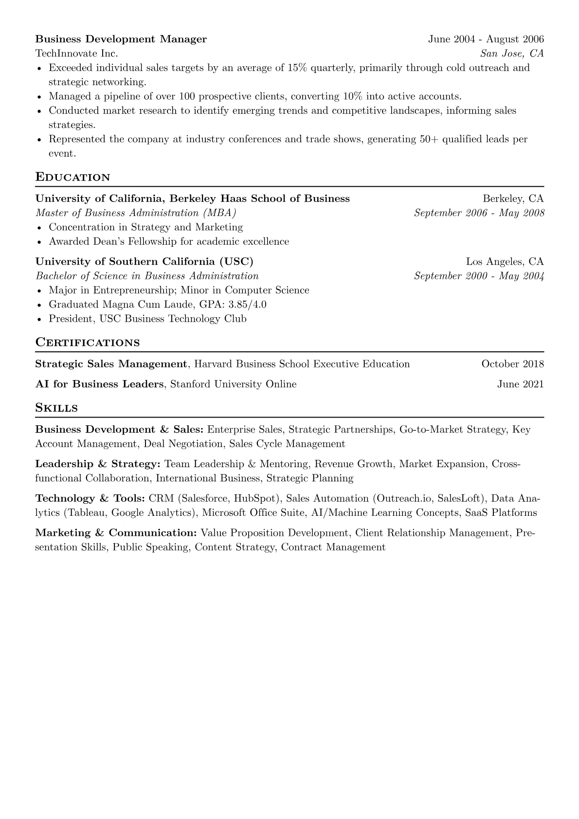 SaaS / Enterprise Focus version - Page 2