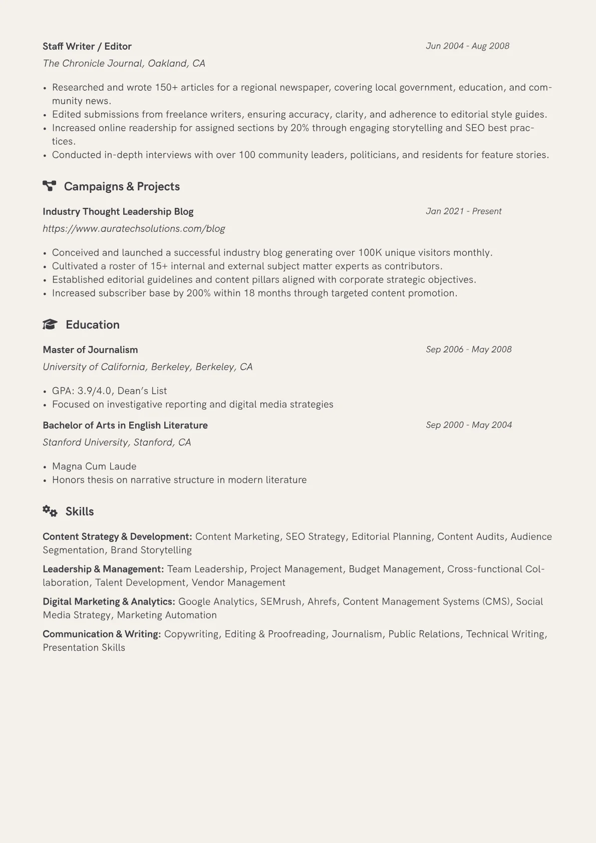 Career changer version - Page 2