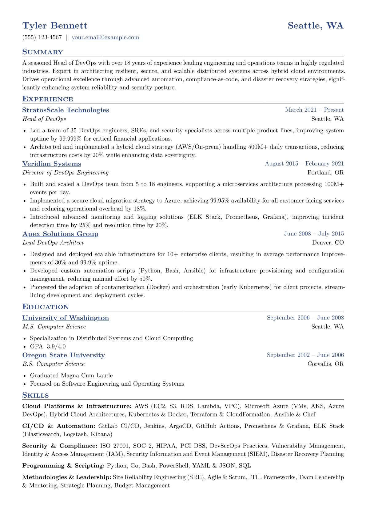 Head of DevOps version - Page 1
