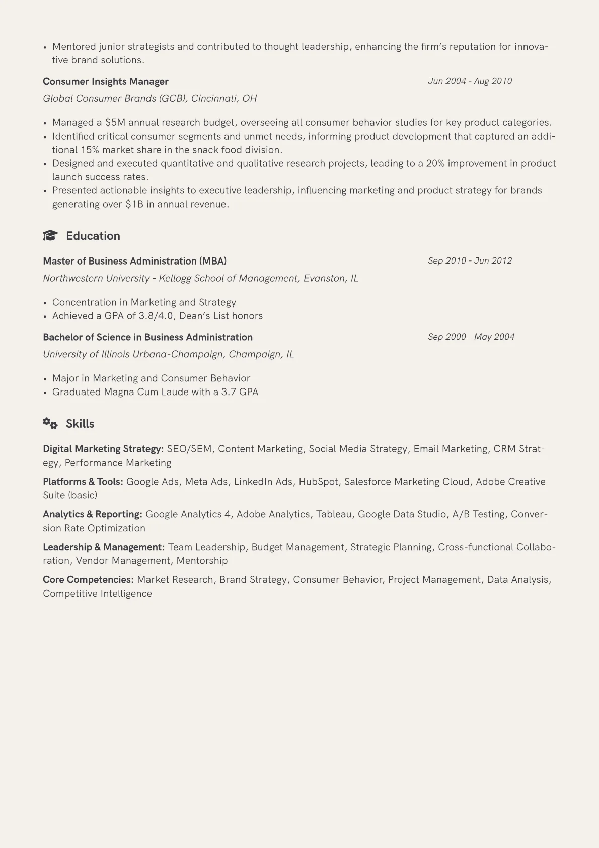 Career changer version - Page 2