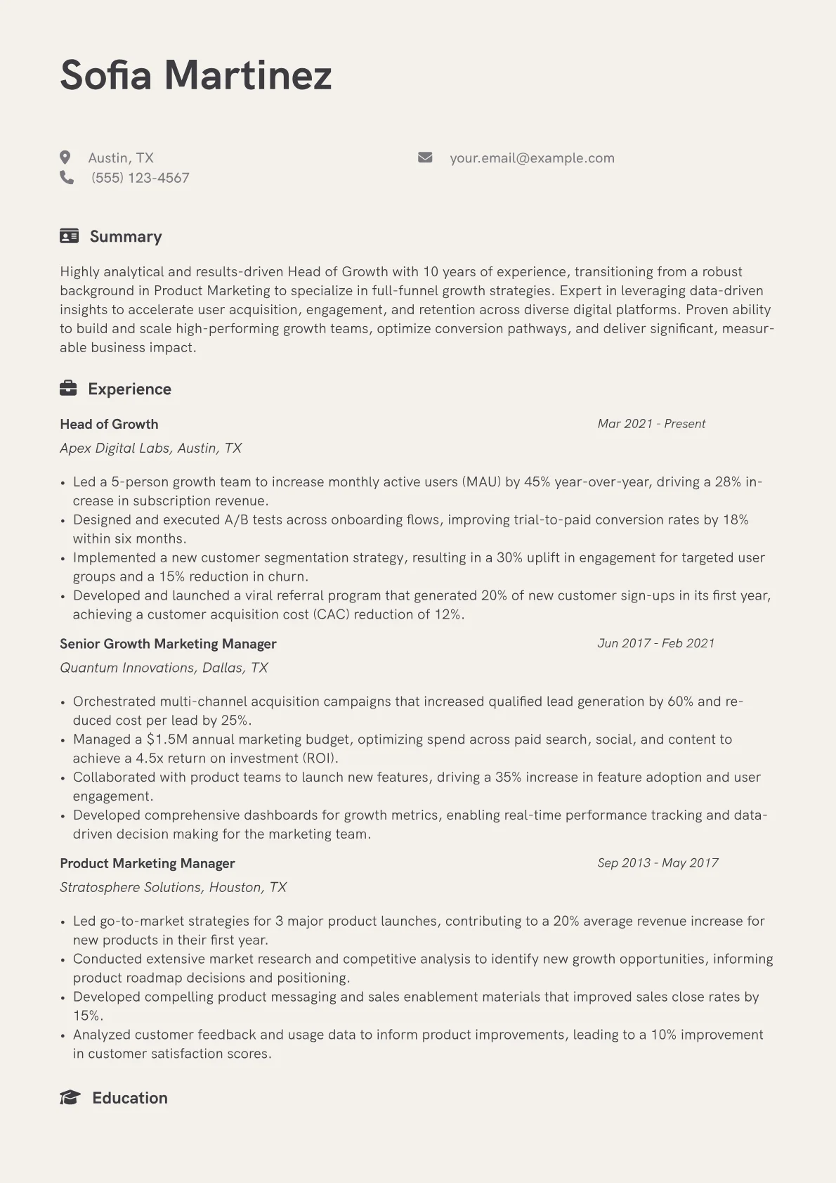Career changer version - Page 1