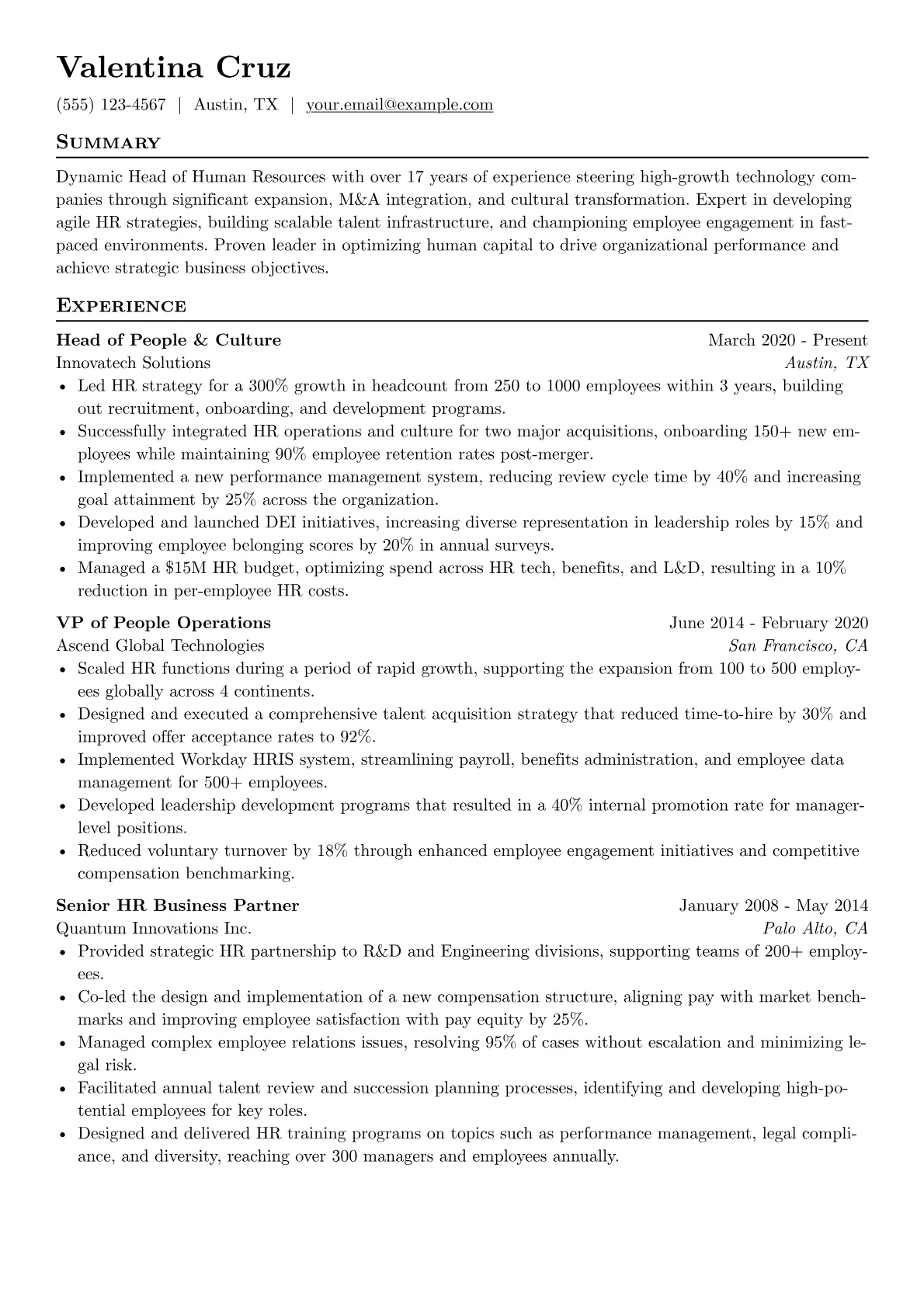 Head of HR version - Page 1