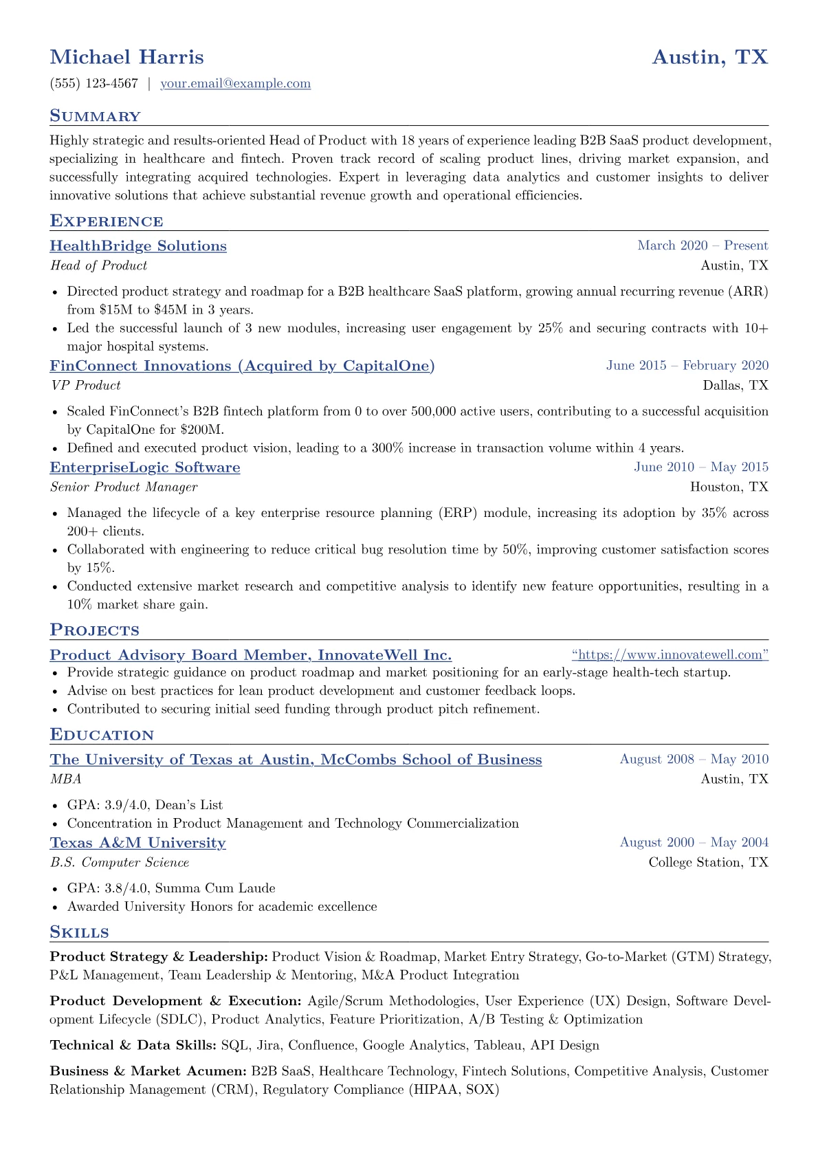 B2B SaaS & Regulated version - Page 1