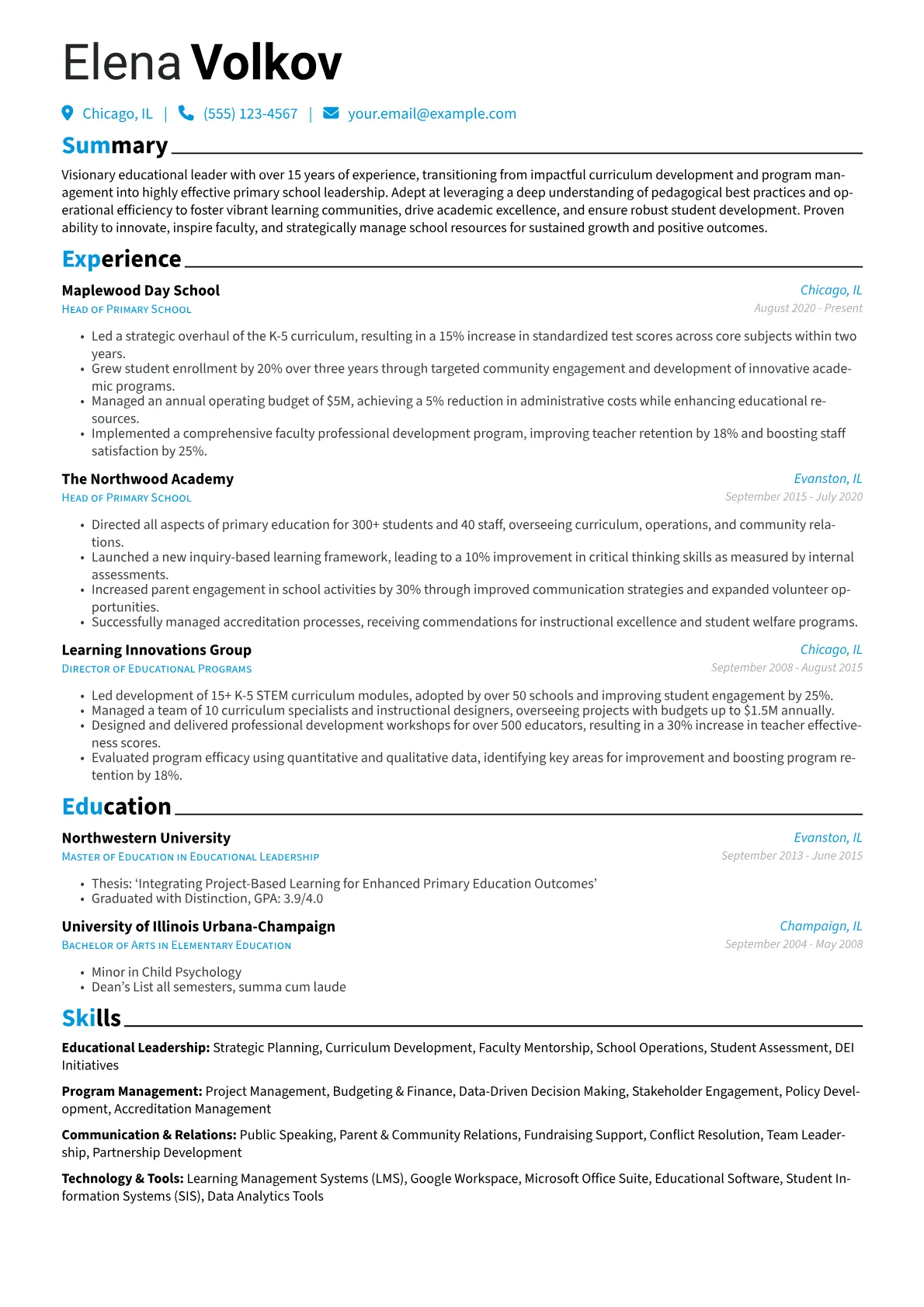 Career changer version - Page 1