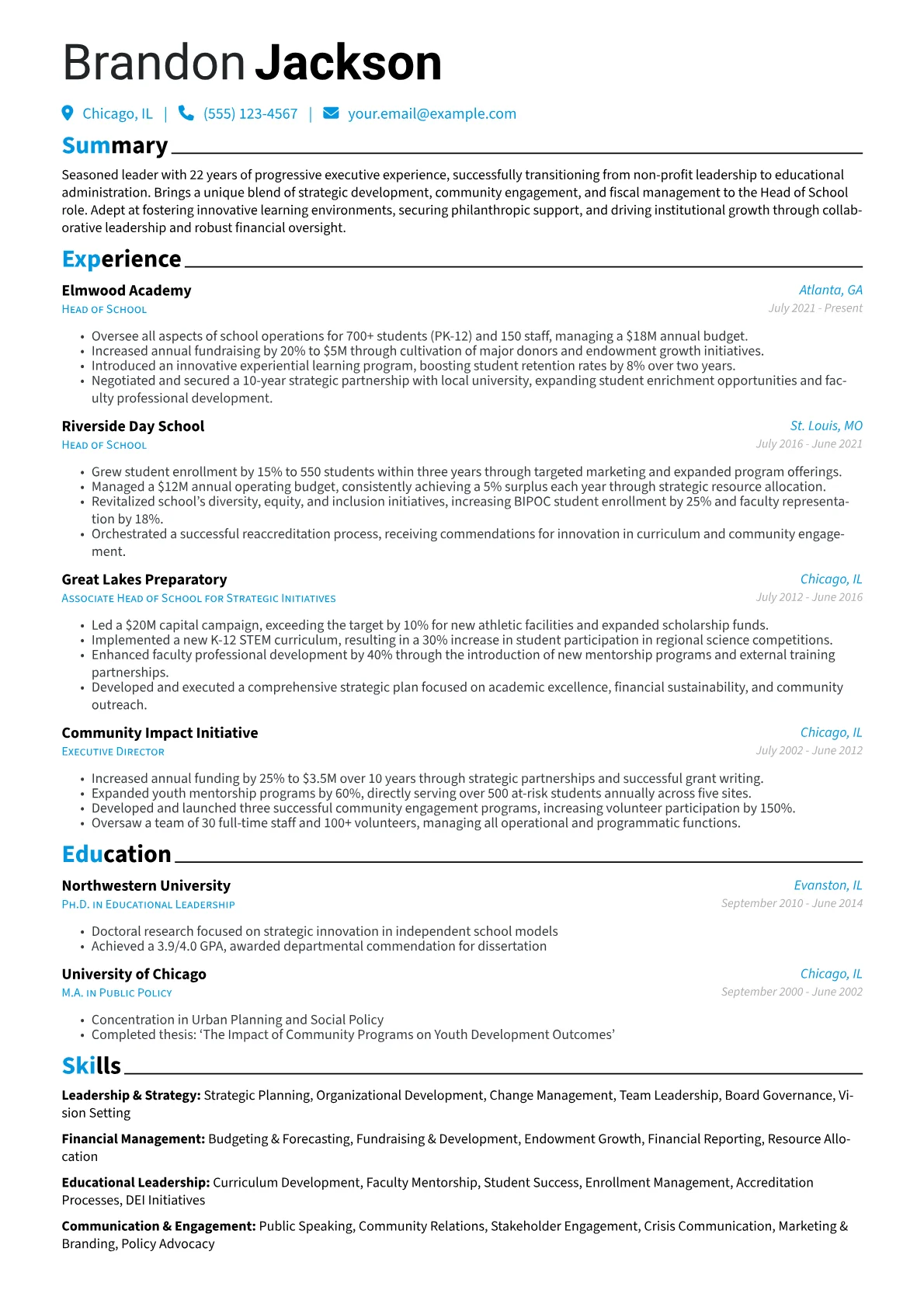 Career changer version - Page 1