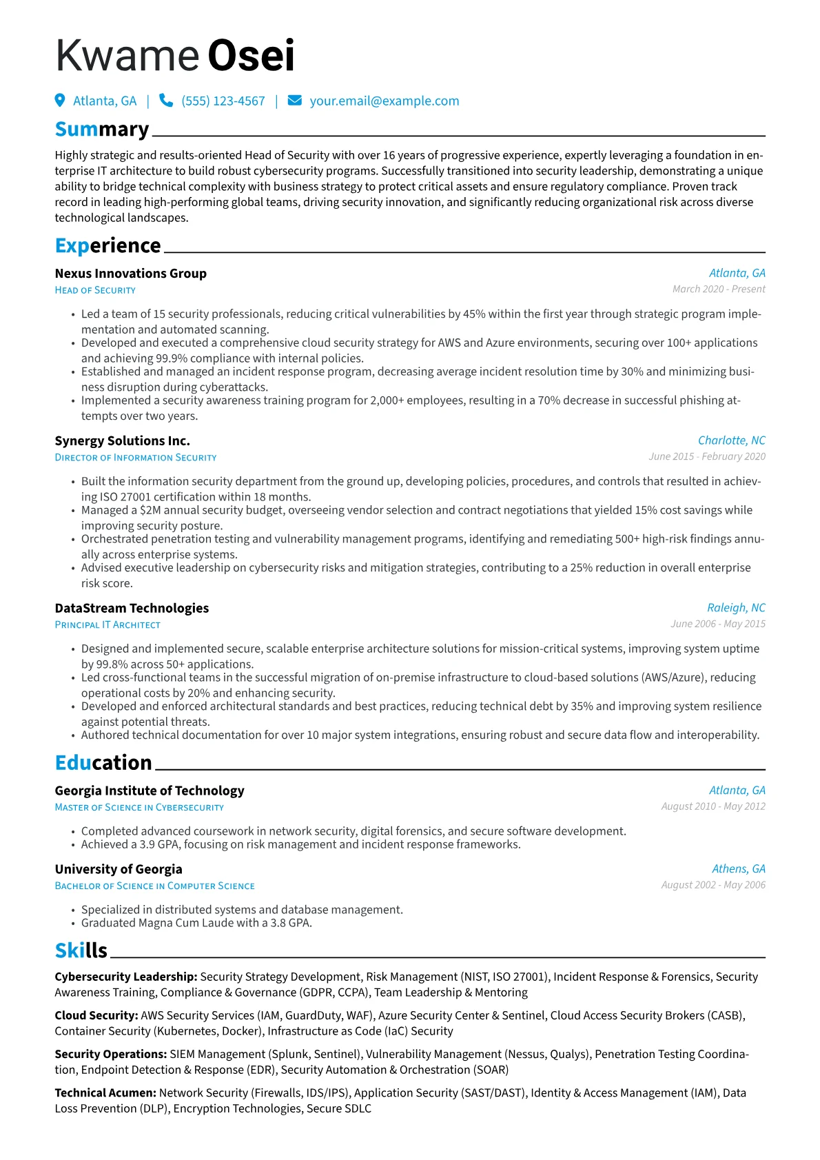 Career changer version - Page 1