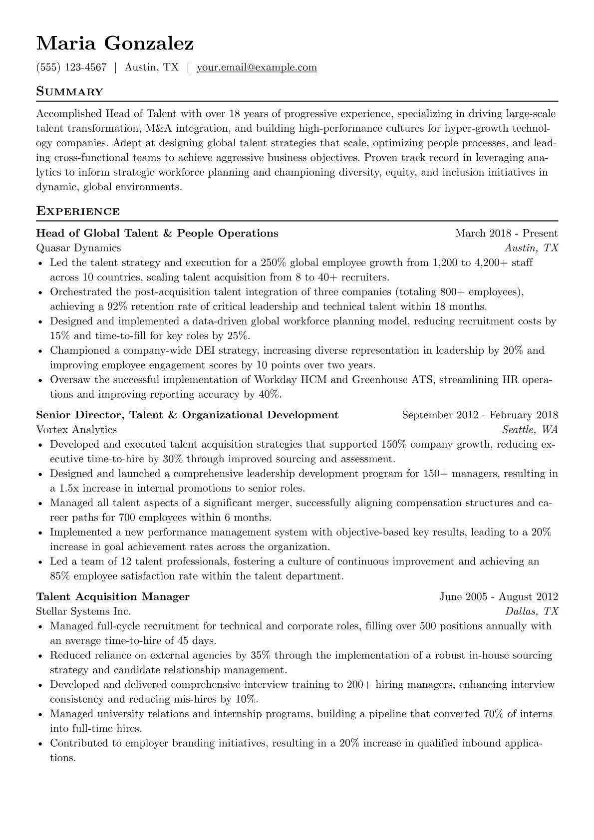 Head of Talent version - Page 1