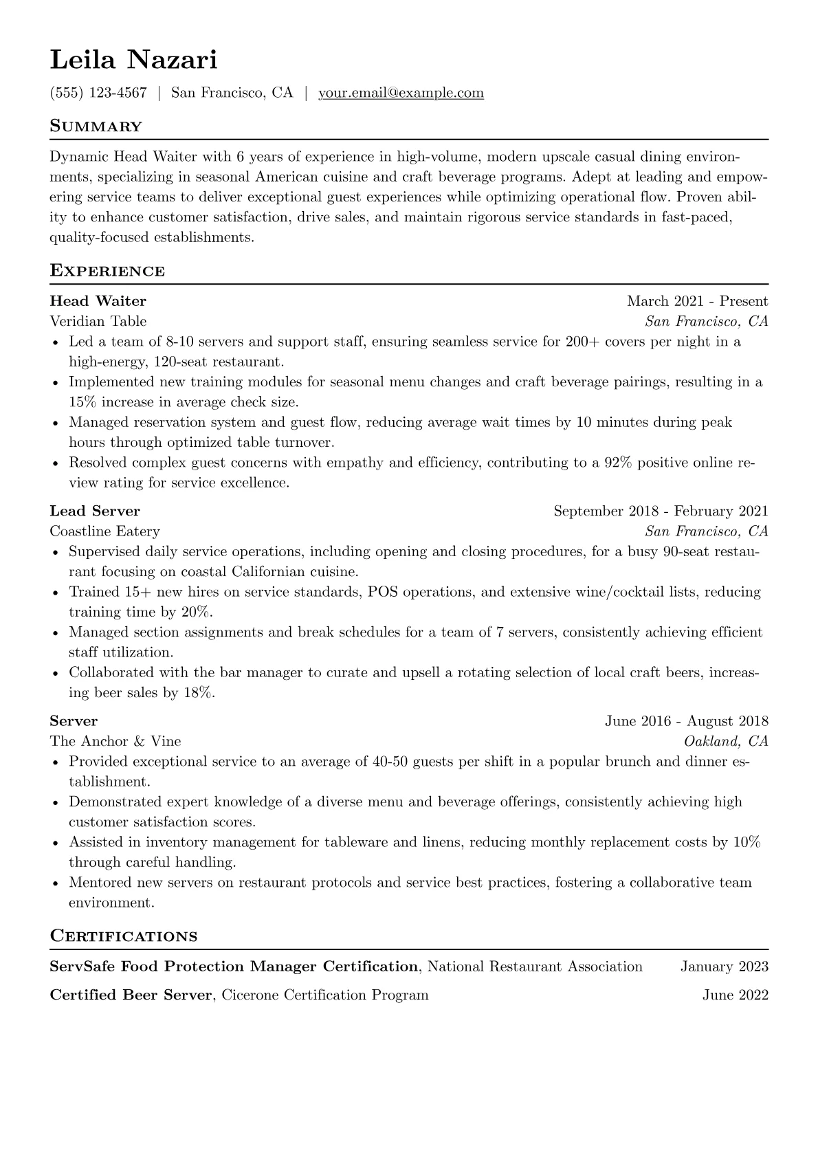 Modern Upscale Casual version - Page 1