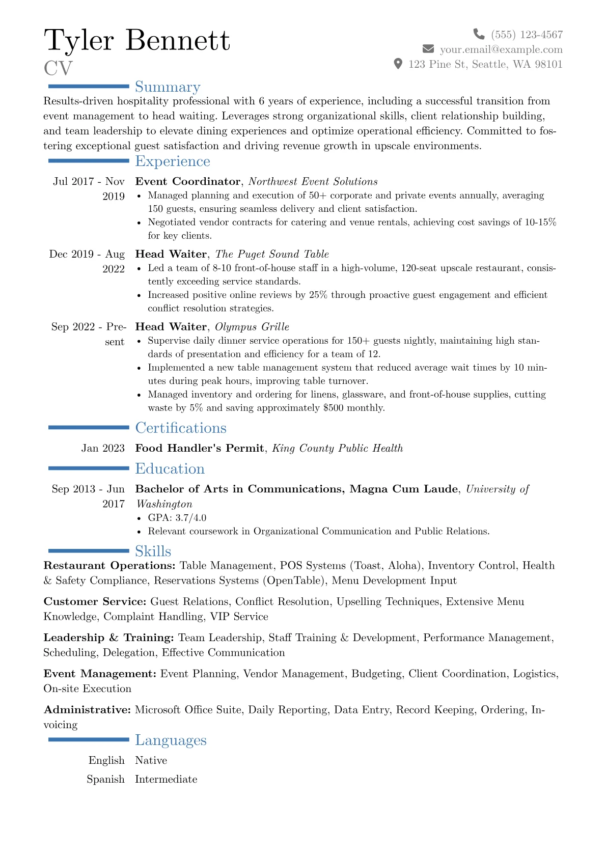 Career changer version - Page 1