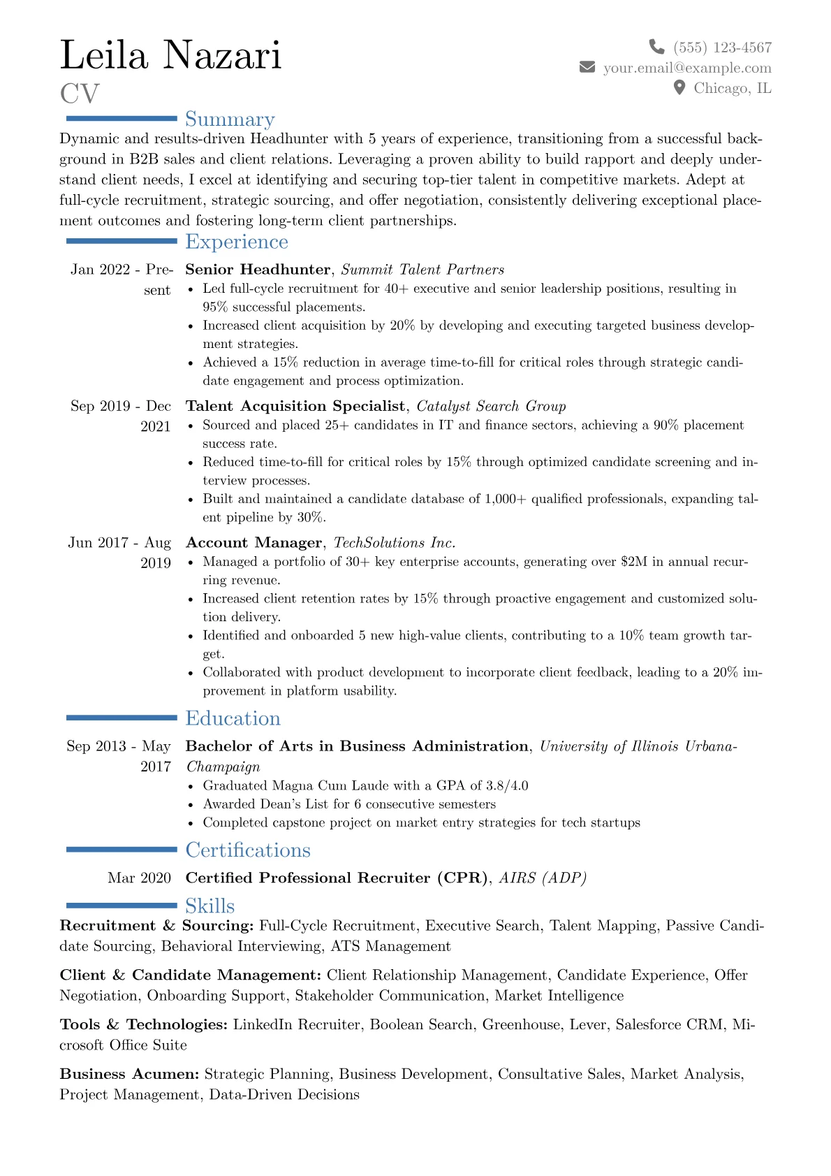 Career changer version - Page 1