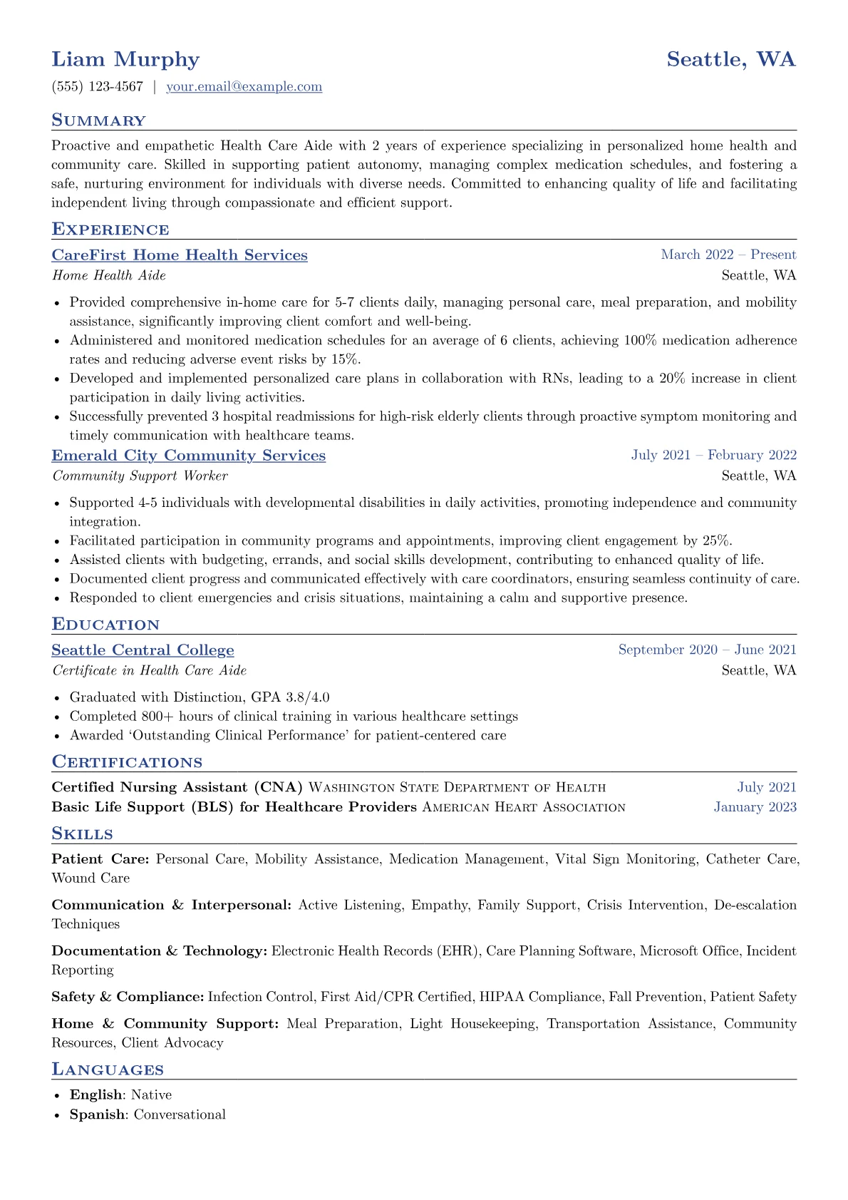 Home Health version - Page 1