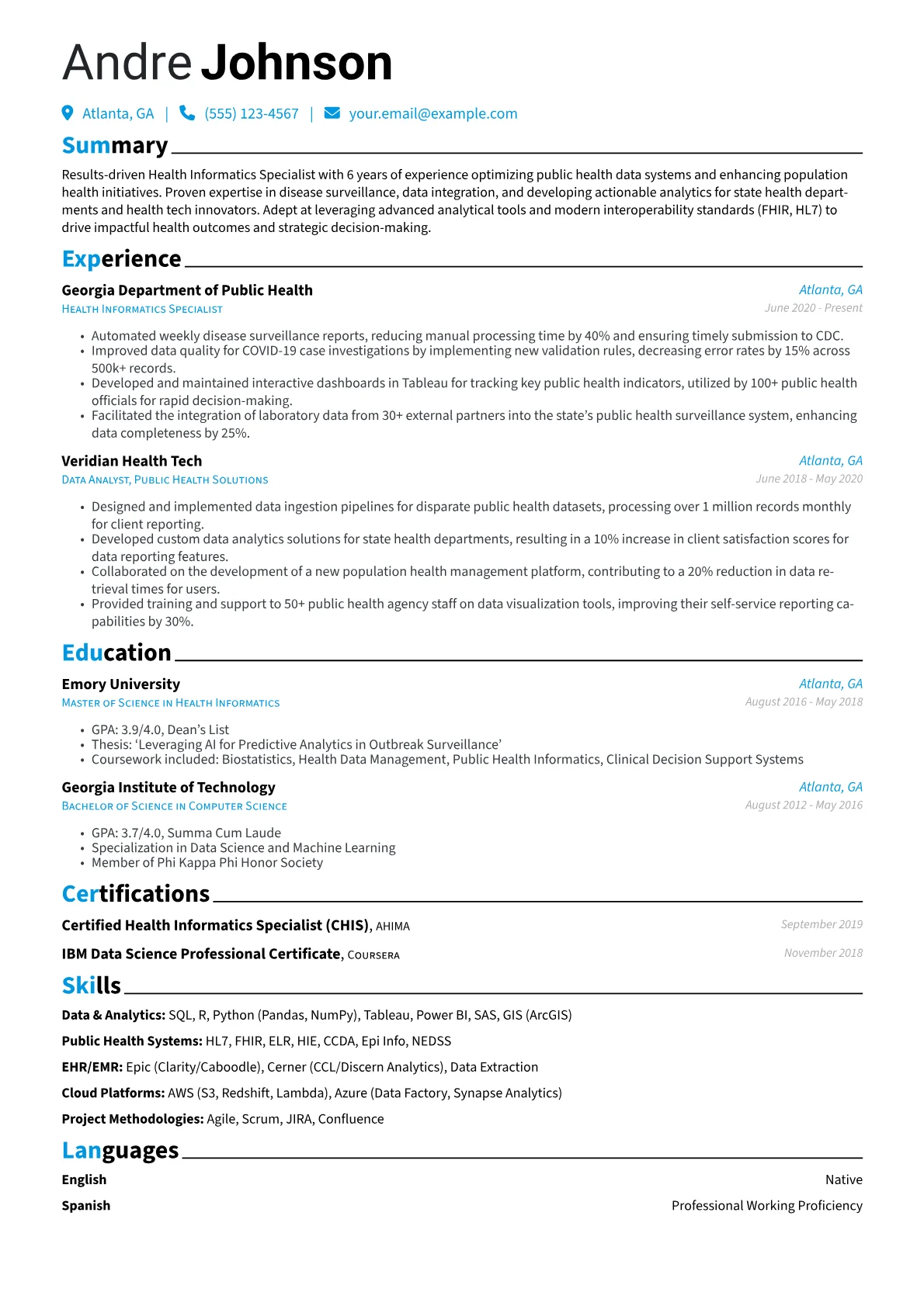Public Health Informatics version - Page 1