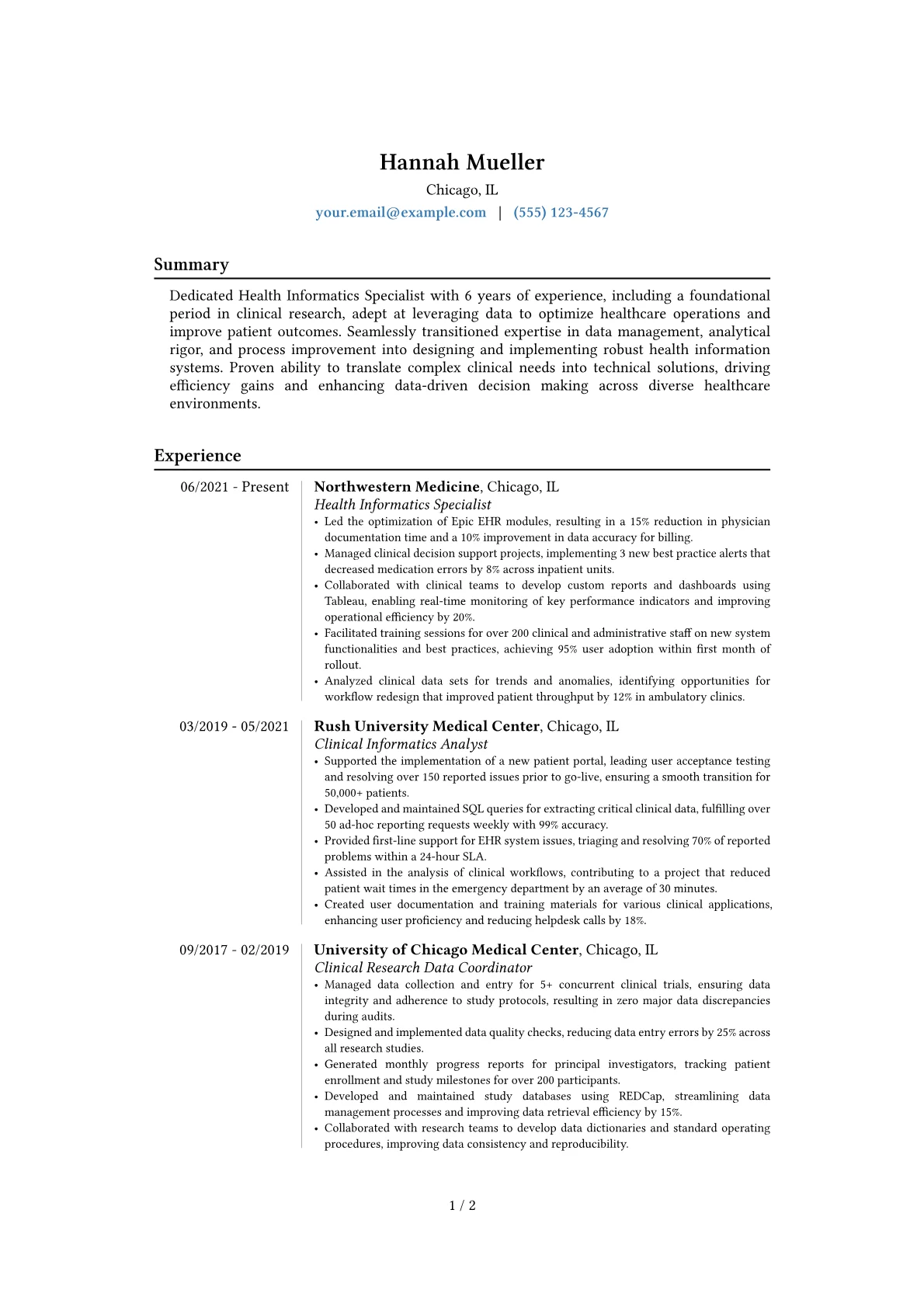 Career changer version - Page 1