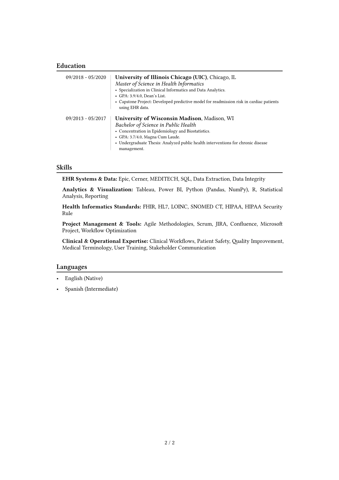 Career changer version - Page 2
