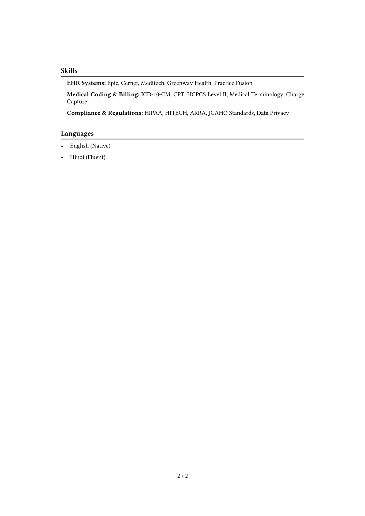 Career changer version - Page 2