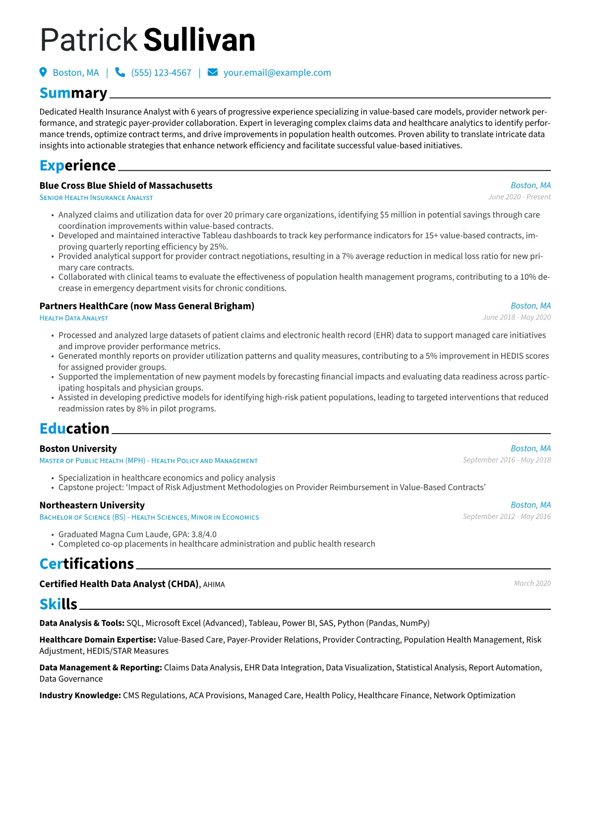Value-Based Care version - Page 1