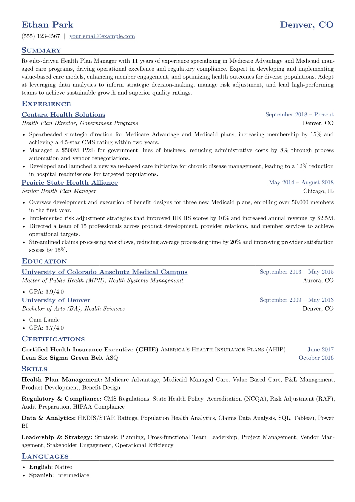 Specialization version - Page 1