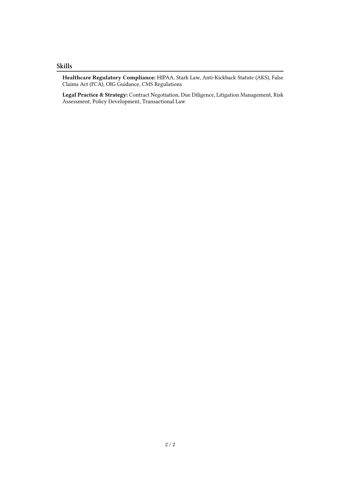 Career changer version - Page 2