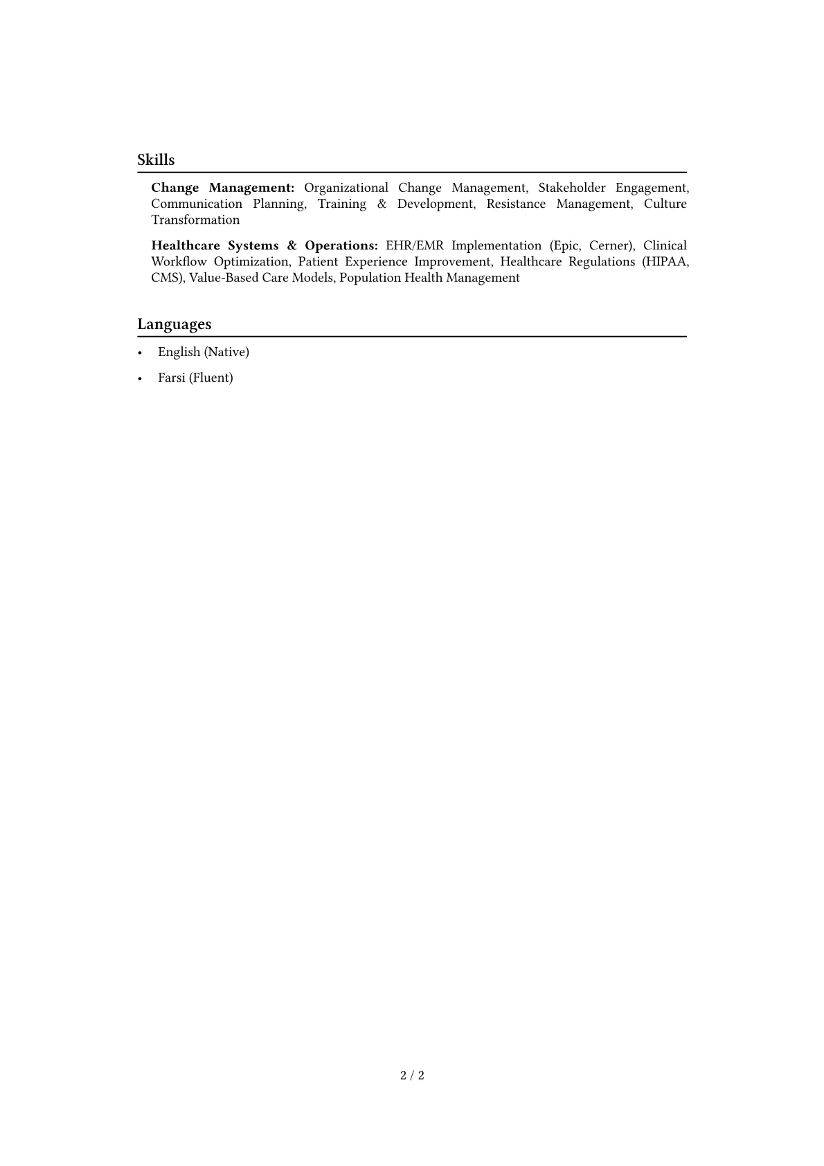 Career changer version - Page 2