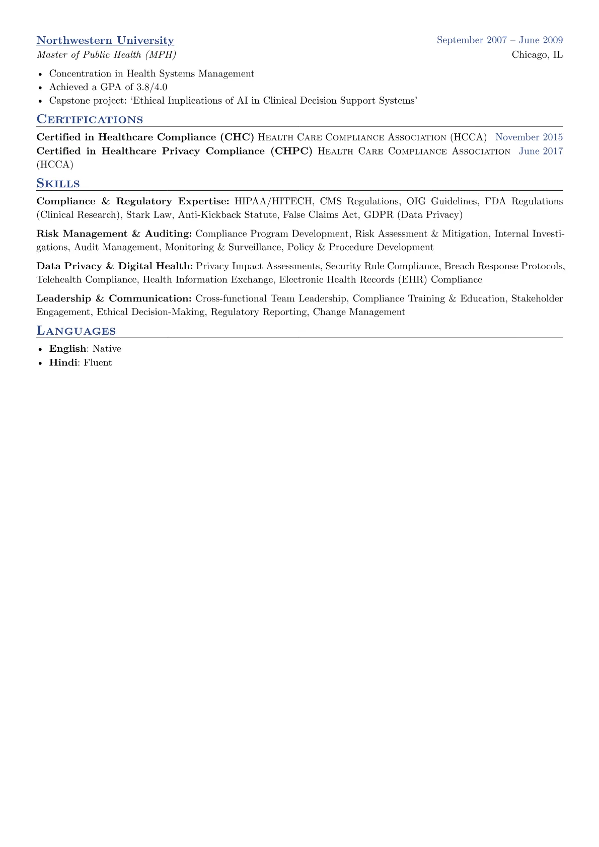 Healthcare Compliance version - Page 2
