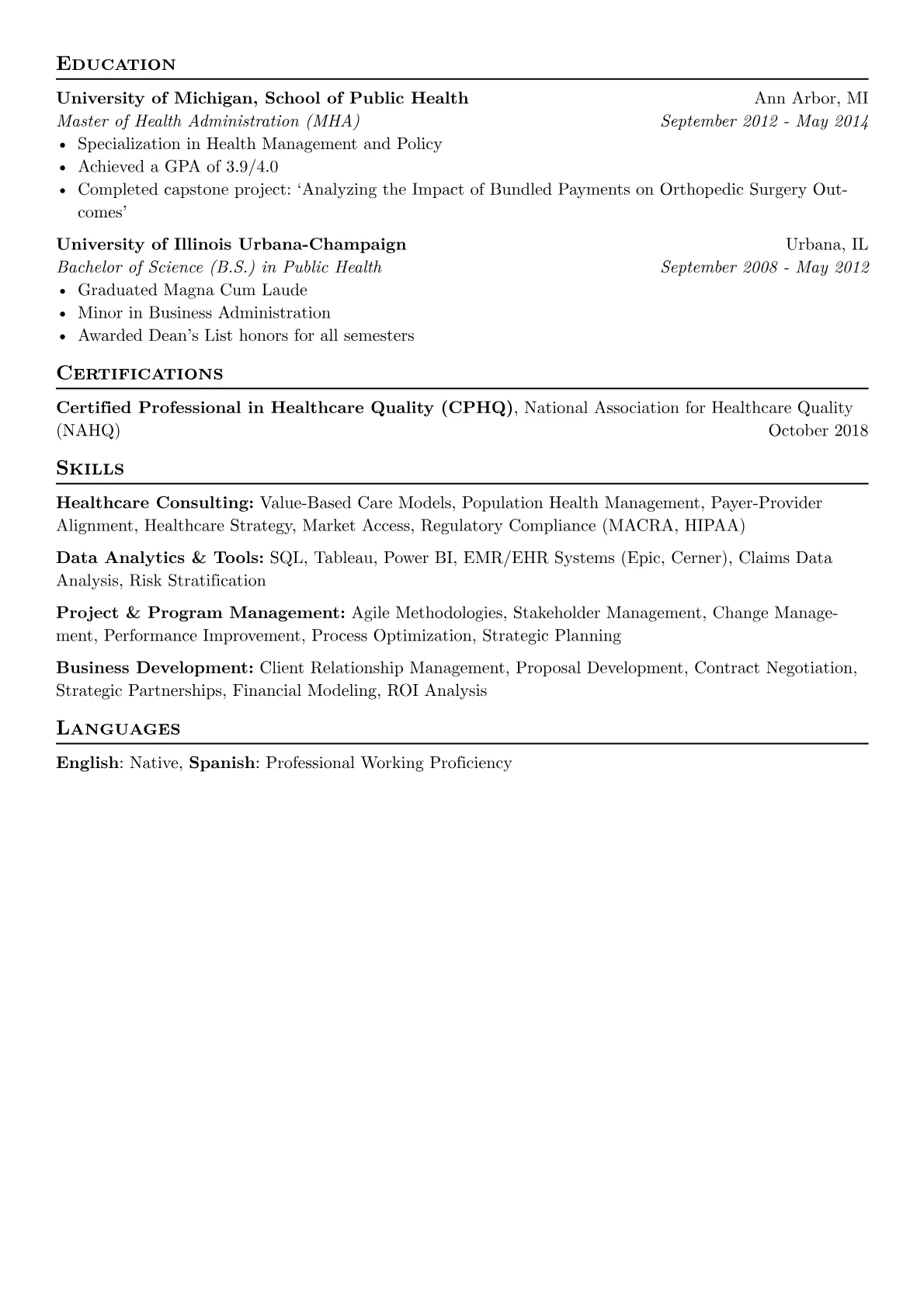 Healthcare Consultant version - Page 2