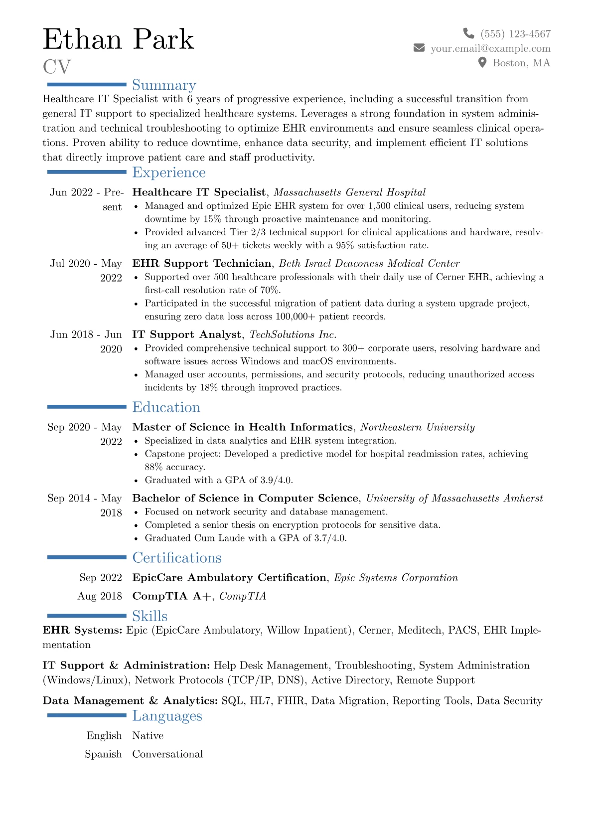 Career changer version - Page 1