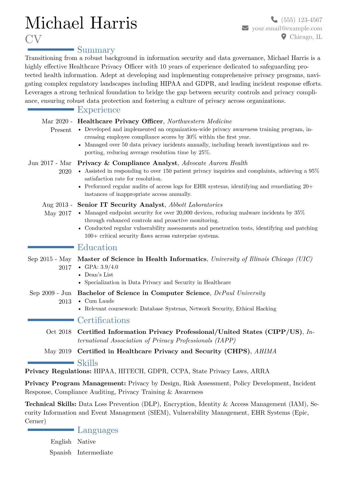 Career changer version - Page 1