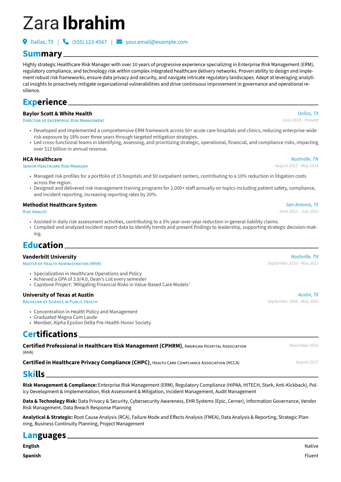 Enterprise Risk version - Page 1