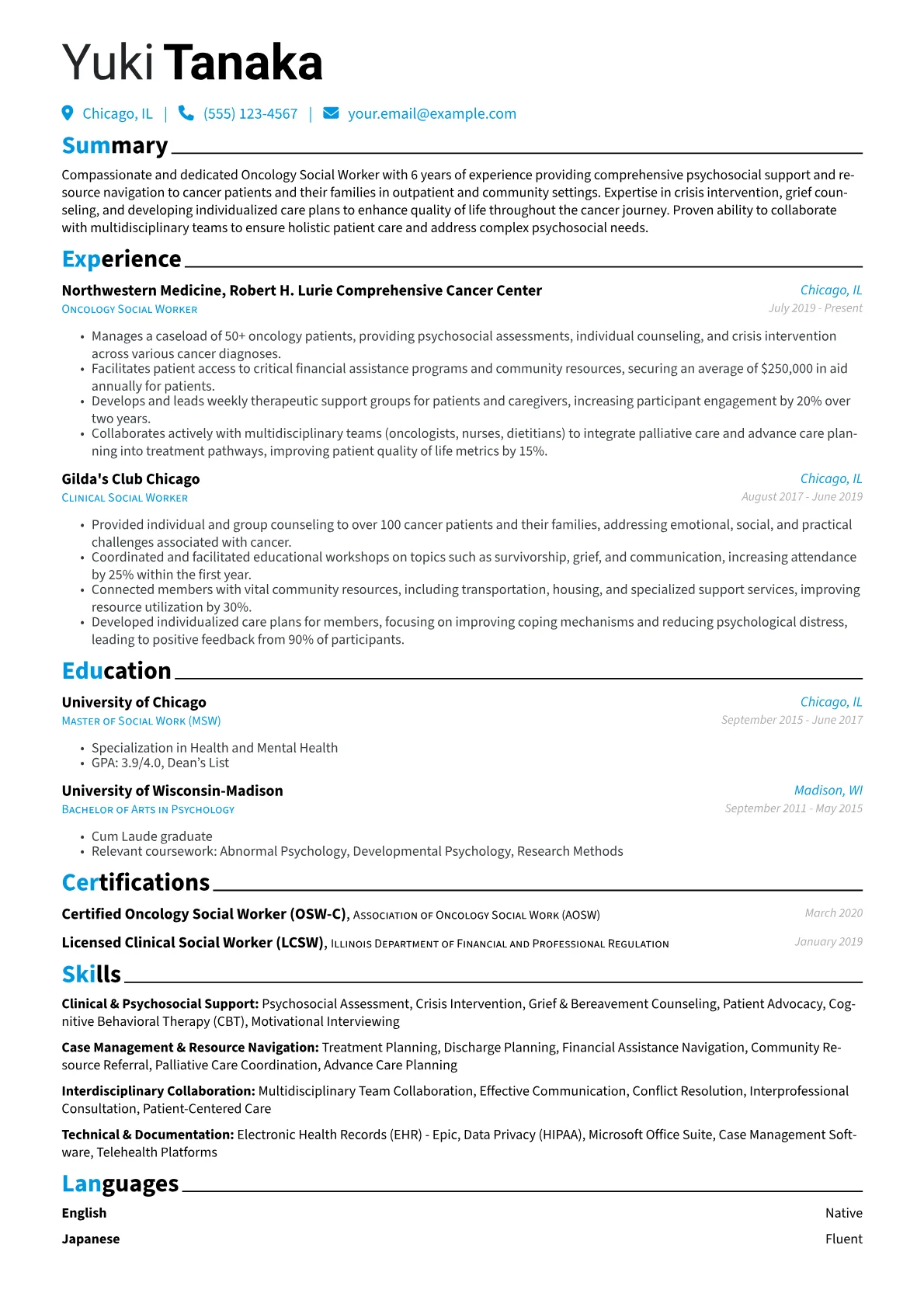 Clinical & Psychosocial version - Page 1