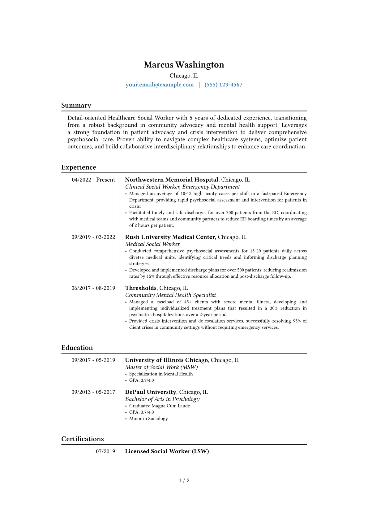 Career changer version - Page 1