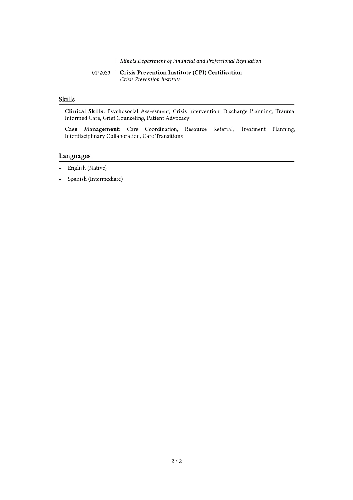 Career changer version - Page 2