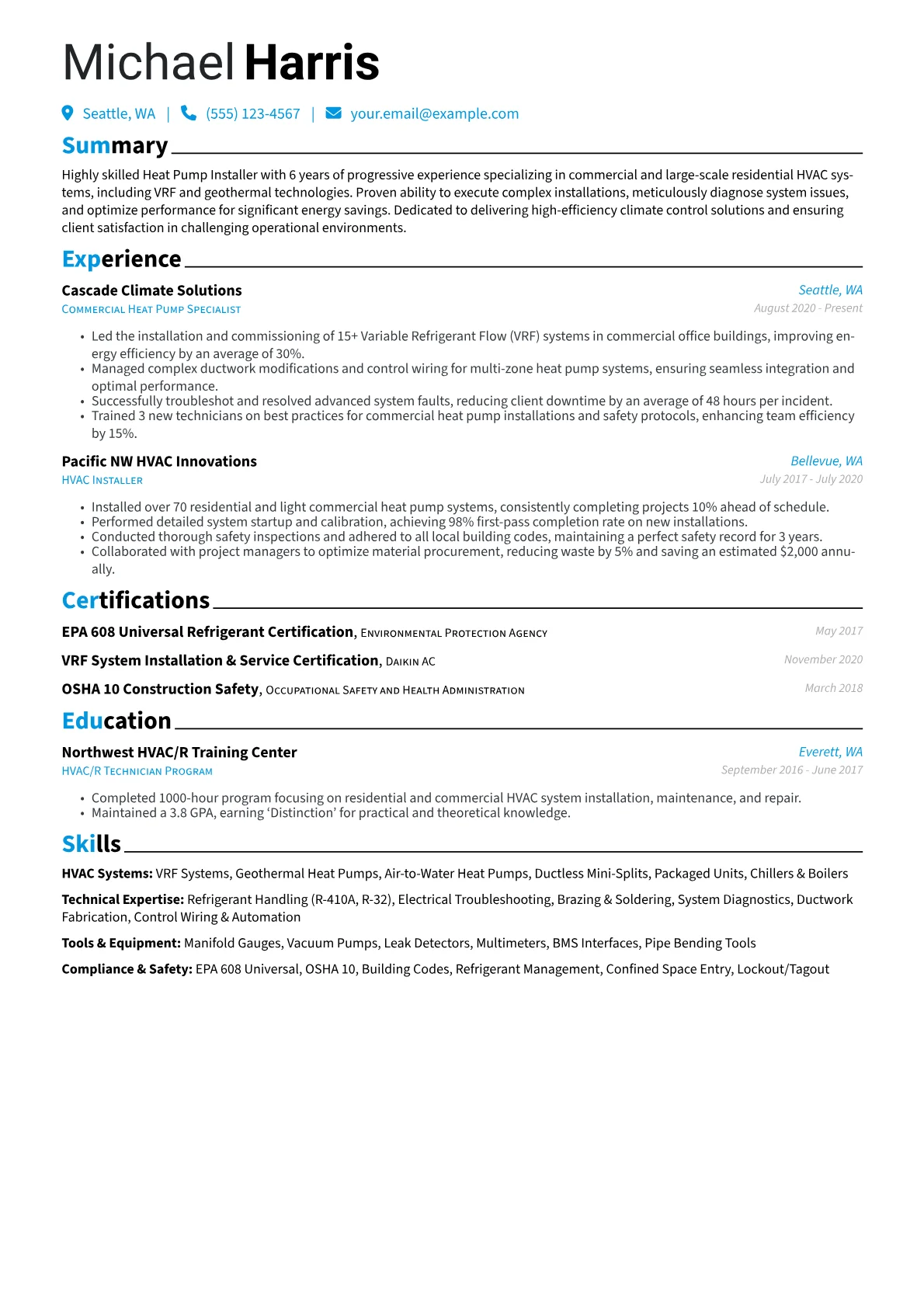 Commercial Heat Pump version - Page 1