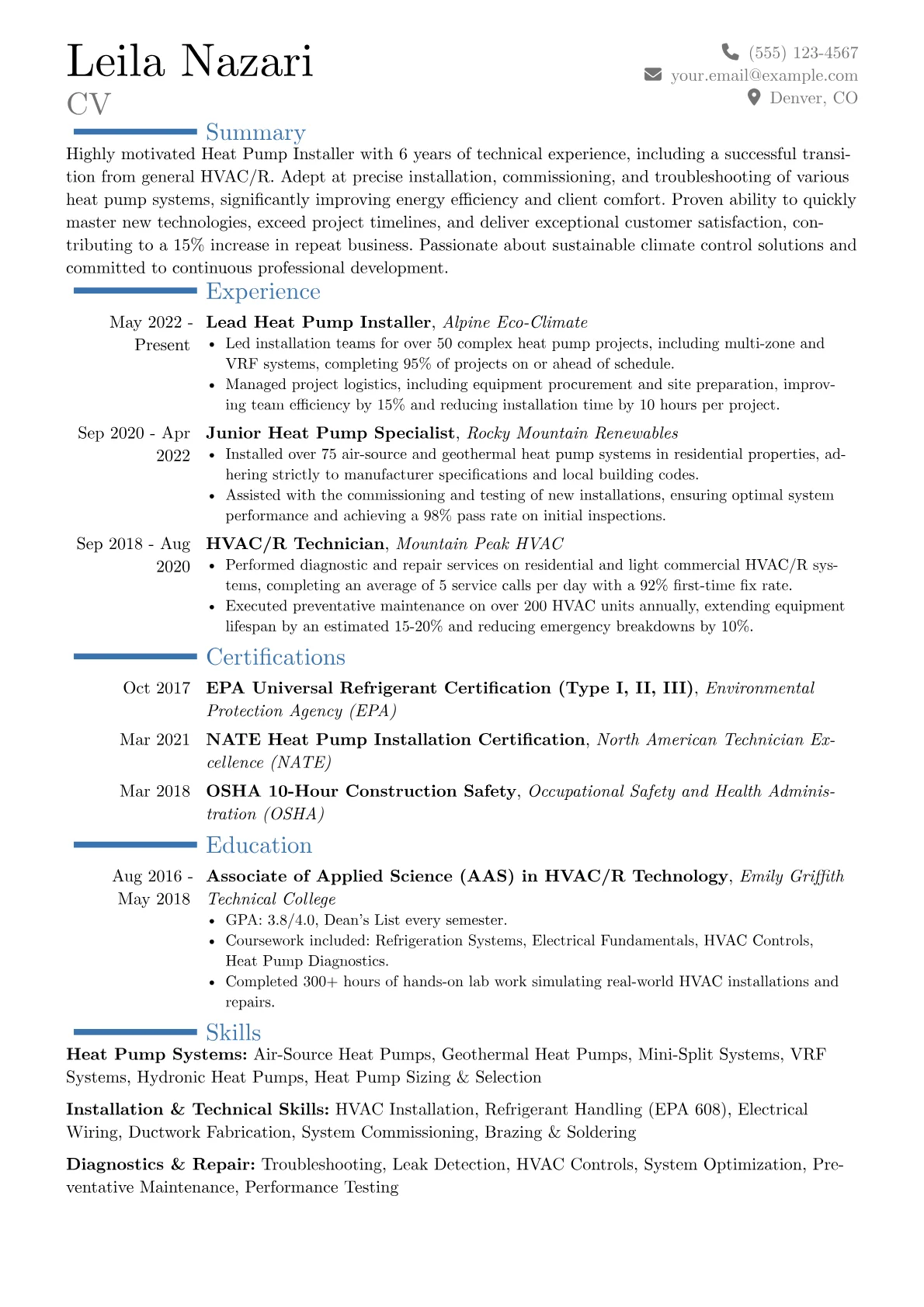 Career changer version - Page 1