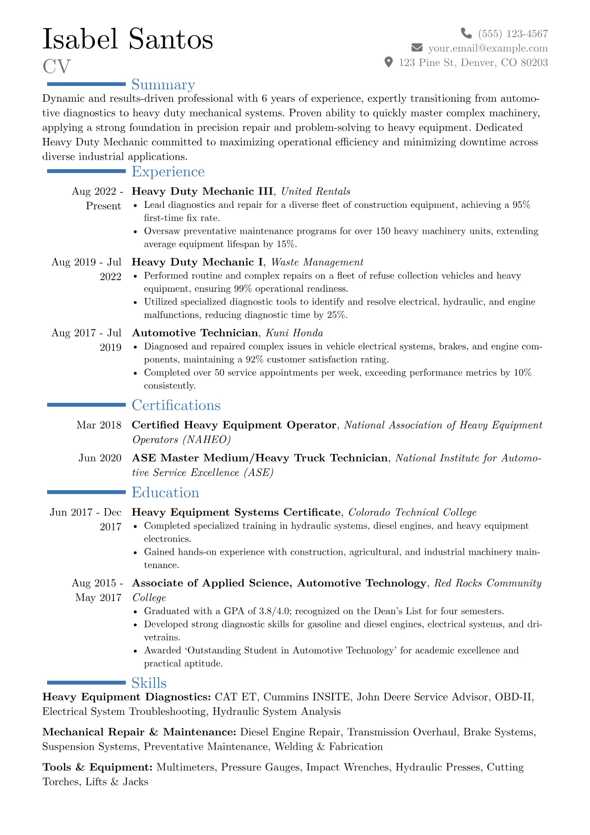 Career changer version - Page 1