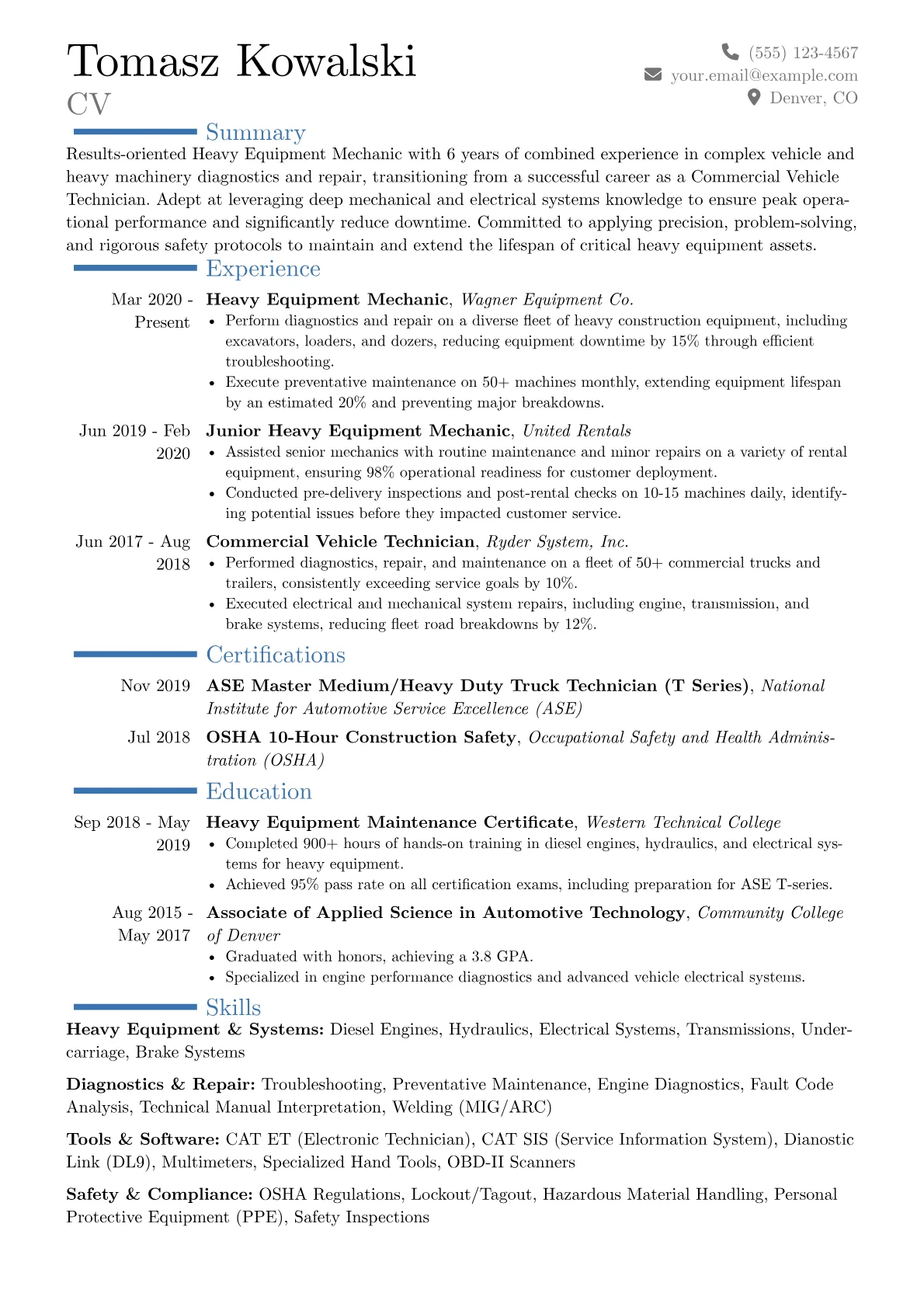 Career changer version - Page 1