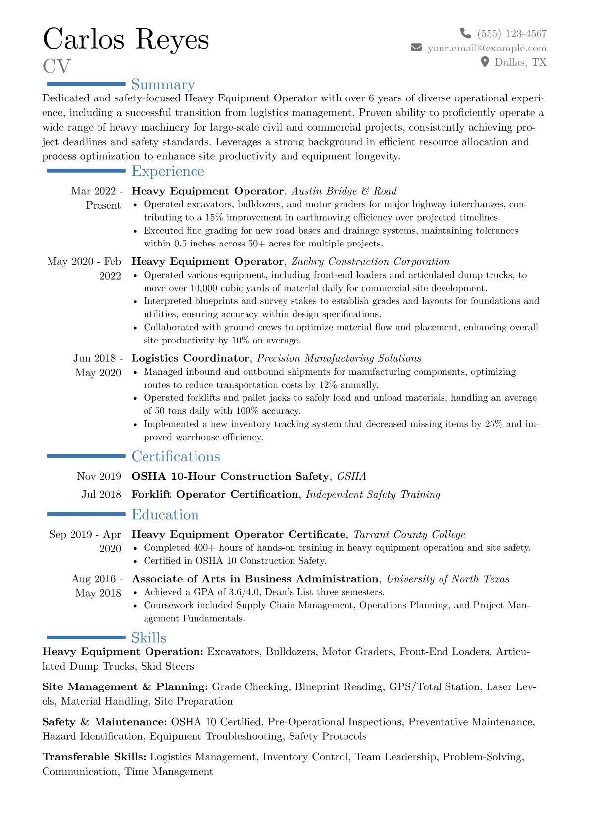 Career changer version - Page 1