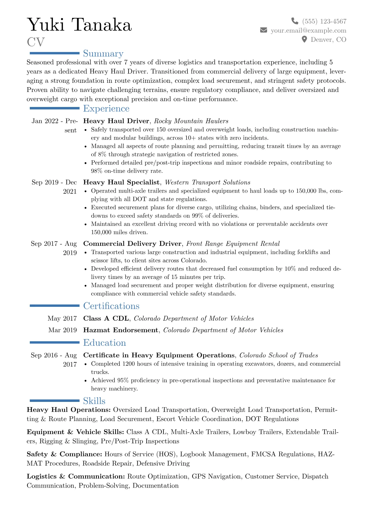 Career changer version - Page 1